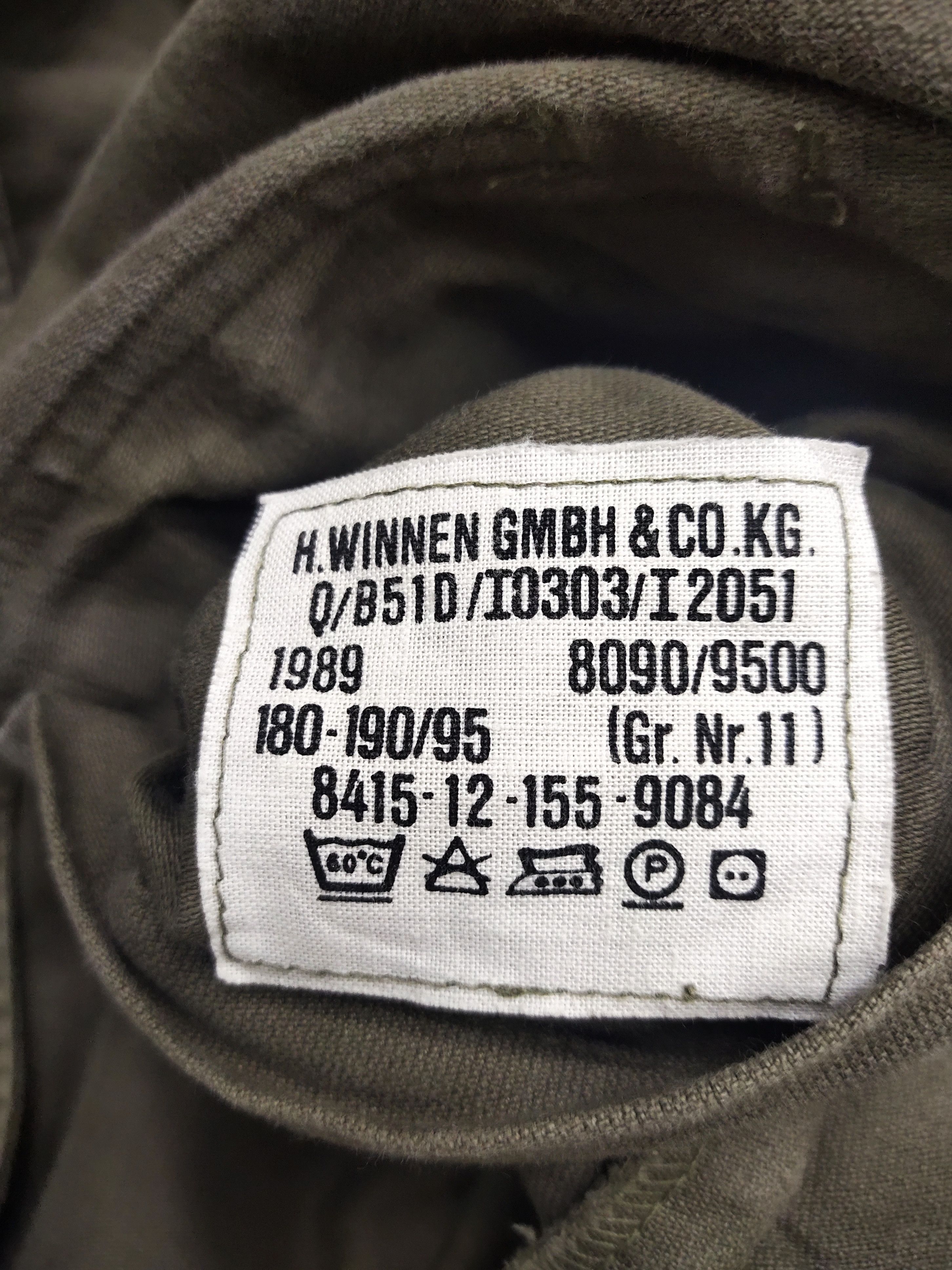 Vintage Vintage 80's German Army Military Jacket Size US L / EU 52-54 / 3 - 7 Thumbnail