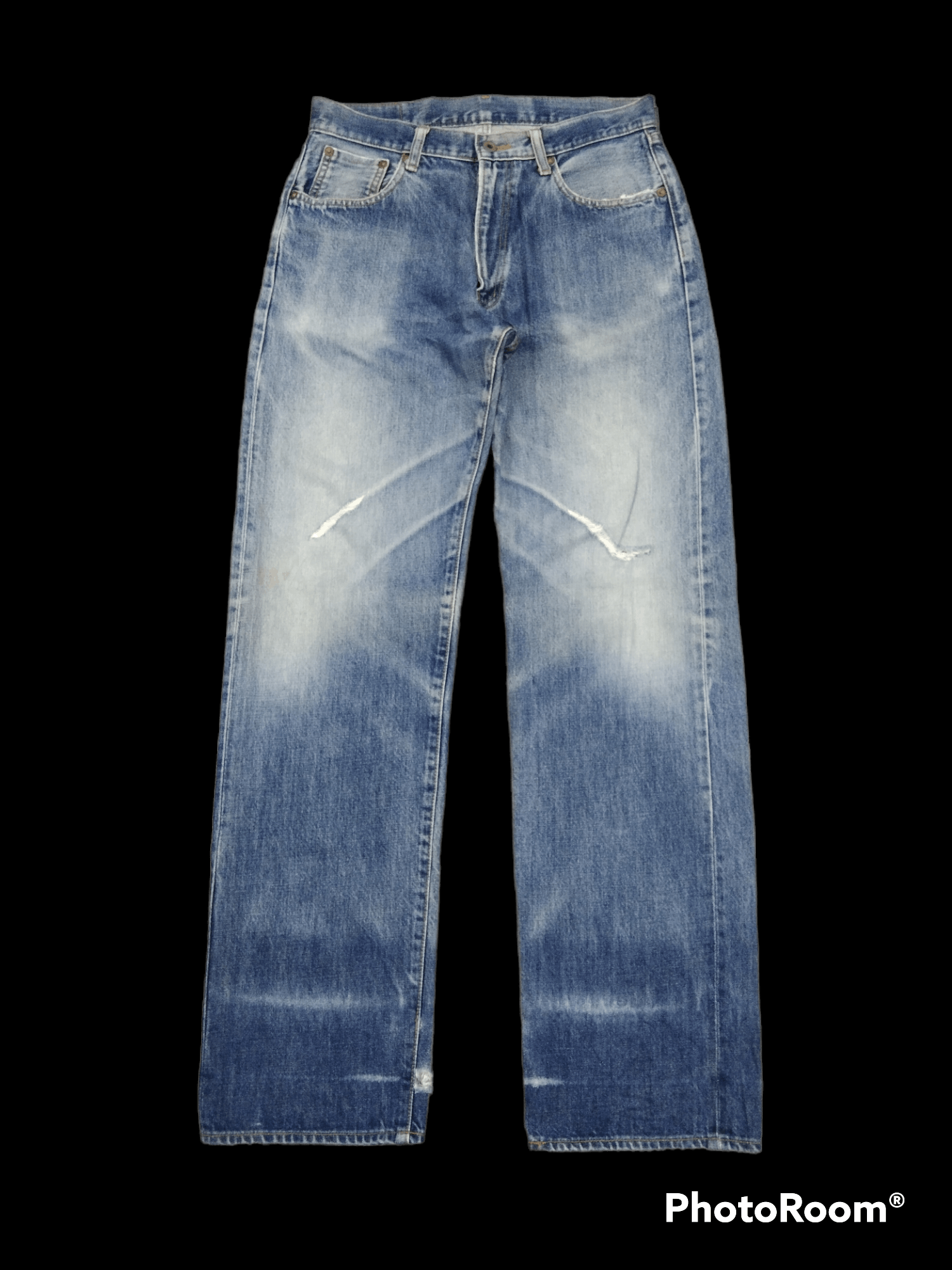 Vintage DiSTRESSED VINTAGE UCW SELVEDGE WIDE PANTS Size US 31 - 1 Thumbnail