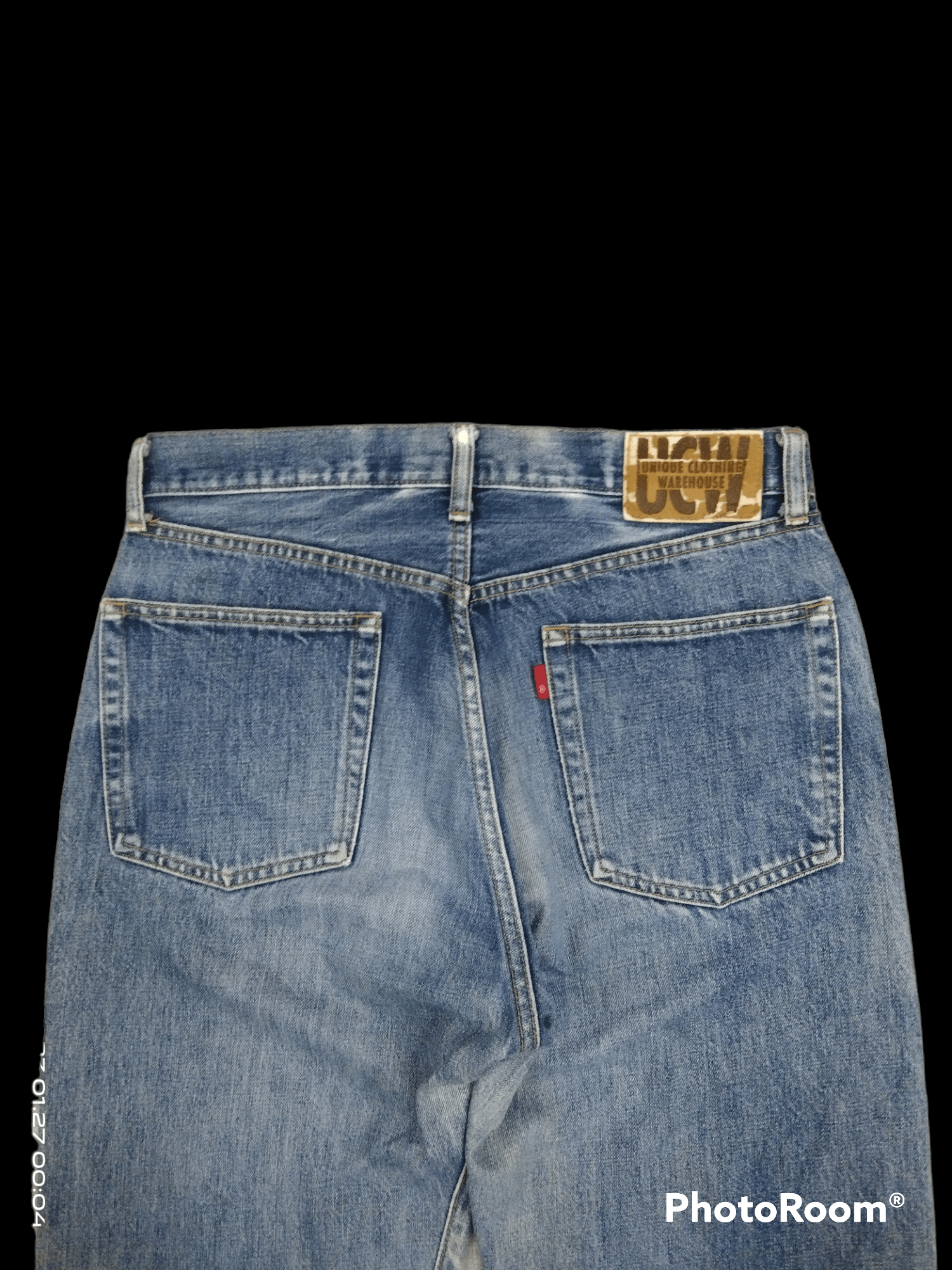 Vintage DiSTRESSED VINTAGE UCW SELVEDGE WIDE PANTS Size US 31 - 4 Thumbnail