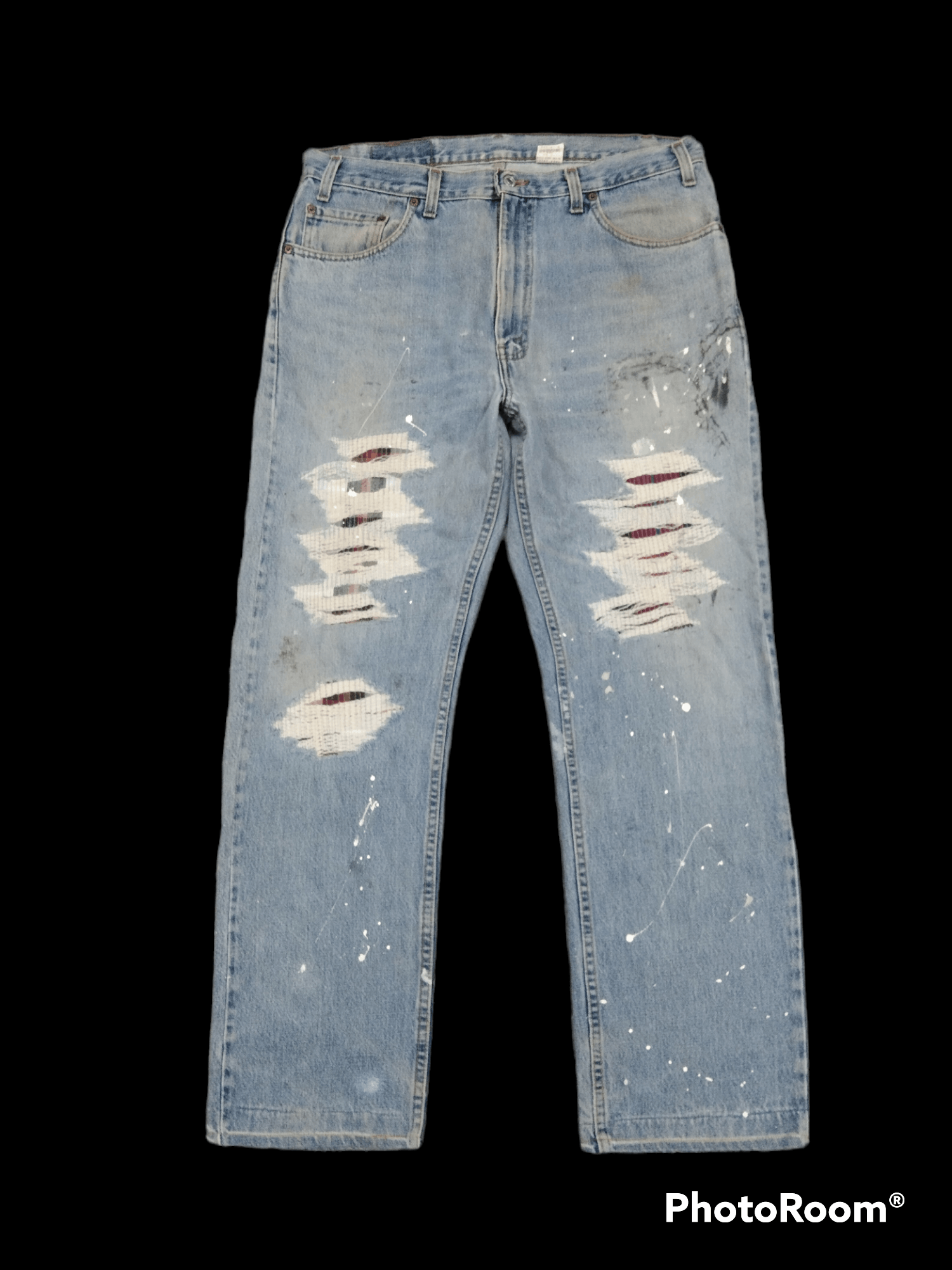 Levi's Vintage Clothing VINTAGE INSANE 90s🔥LEVIS 5O5 X MICKEY MOUSE DENIM PANTS Size US 35 - 2 Thumbnail