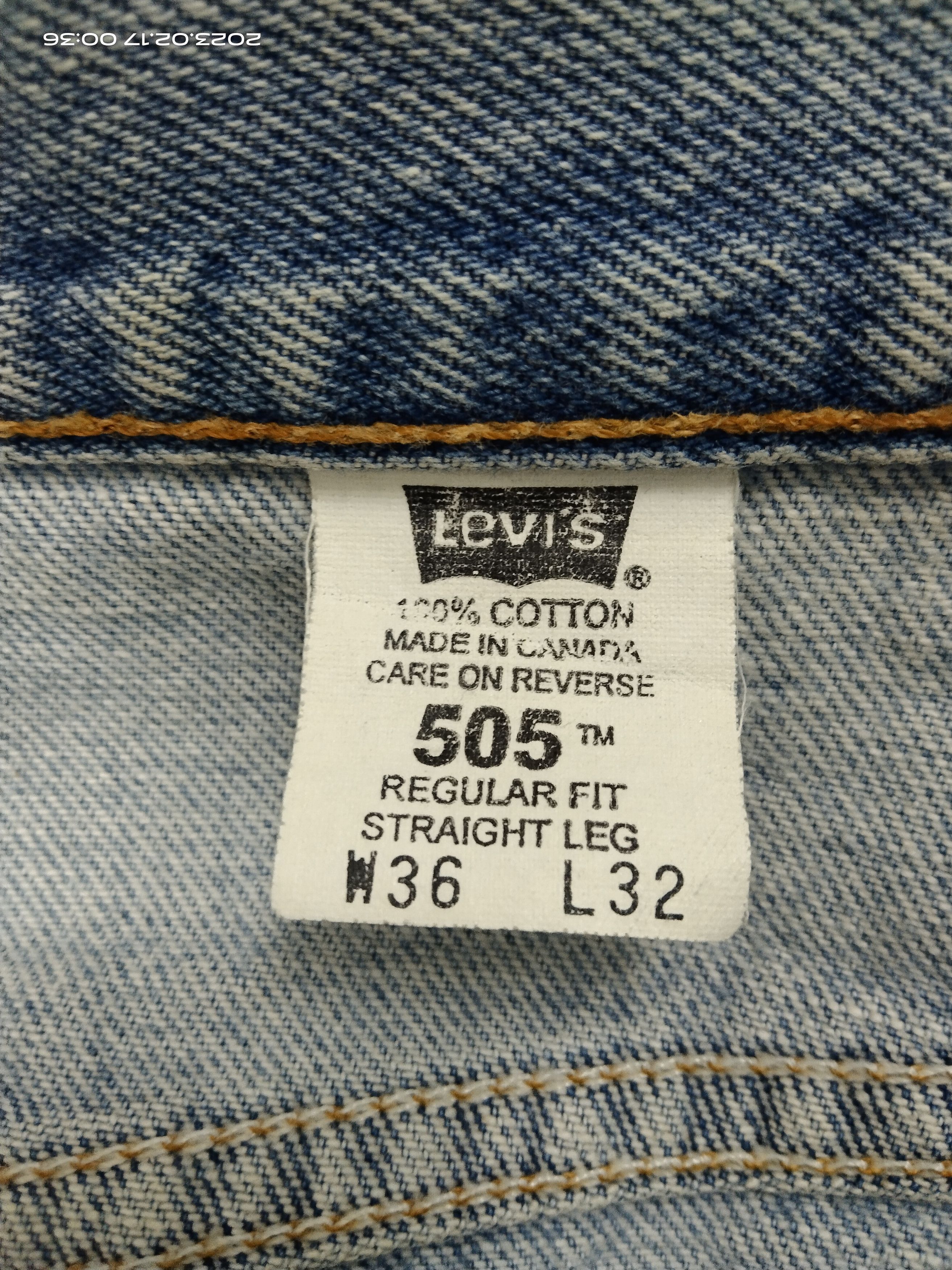 Levi's Vintage Clothing VINTAGE INSANE 90s🔥LEVIS 5O5 X MICKEY MOUSE DENIM PANTS Size US 35 - 10 Thumbnail