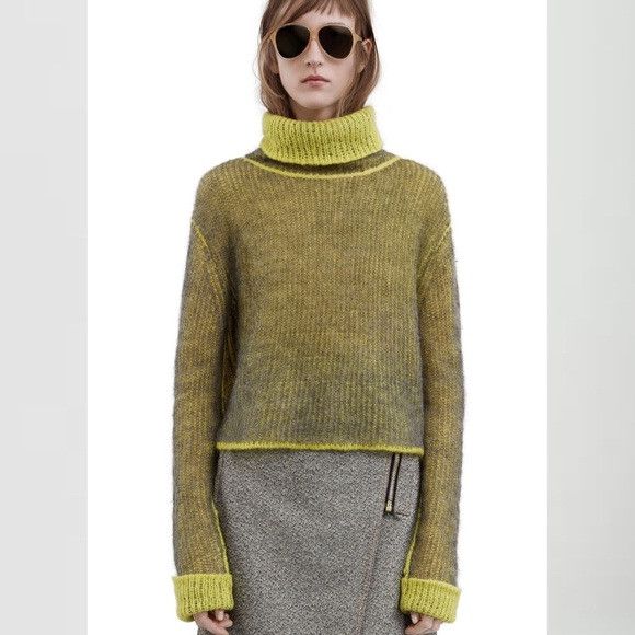 Acne Studios Vasya Two Face Mohair Turtleneck | Grailed