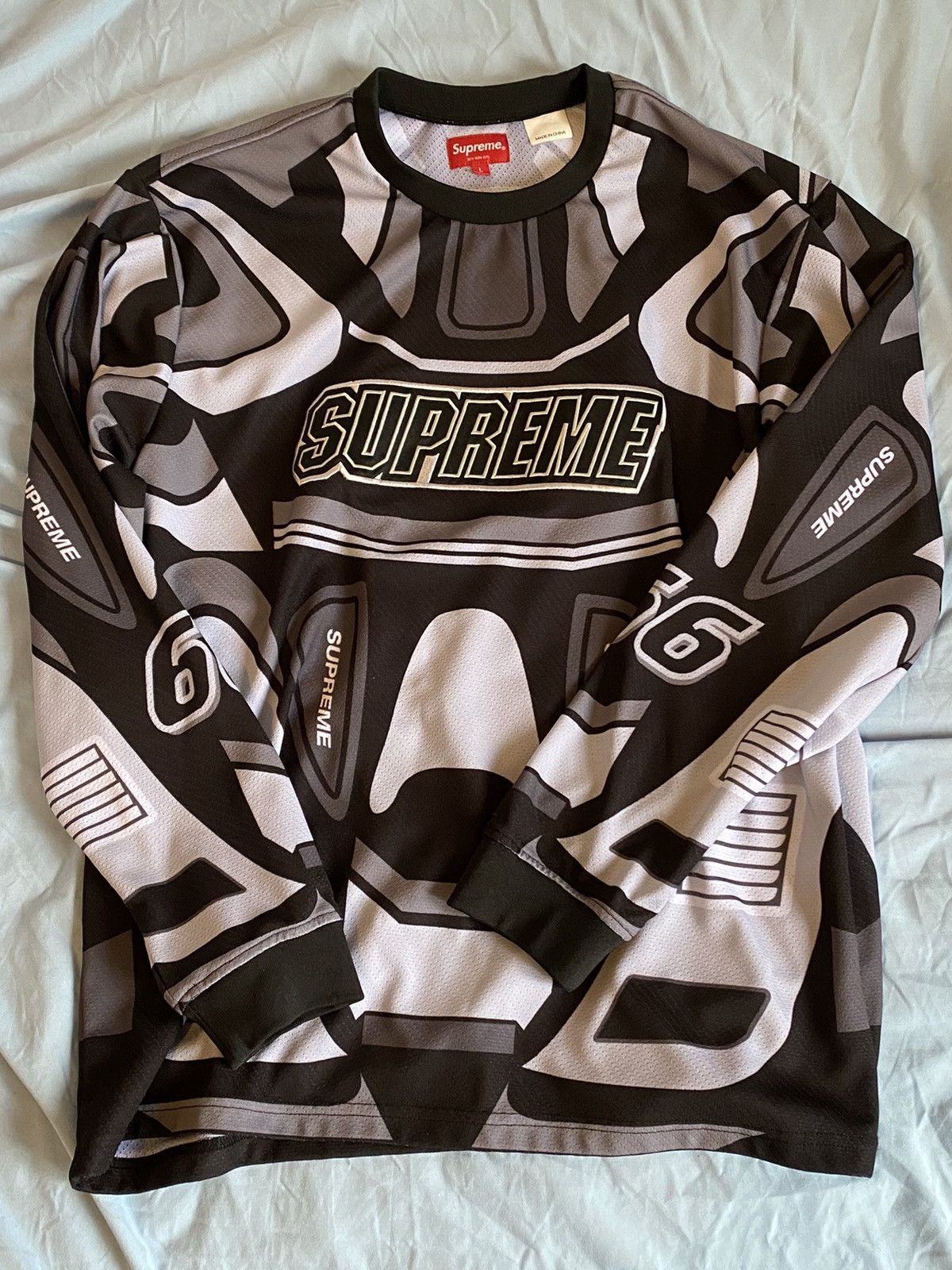 Supreme Supreme Decals Moto Jersey FW22 | Grailed