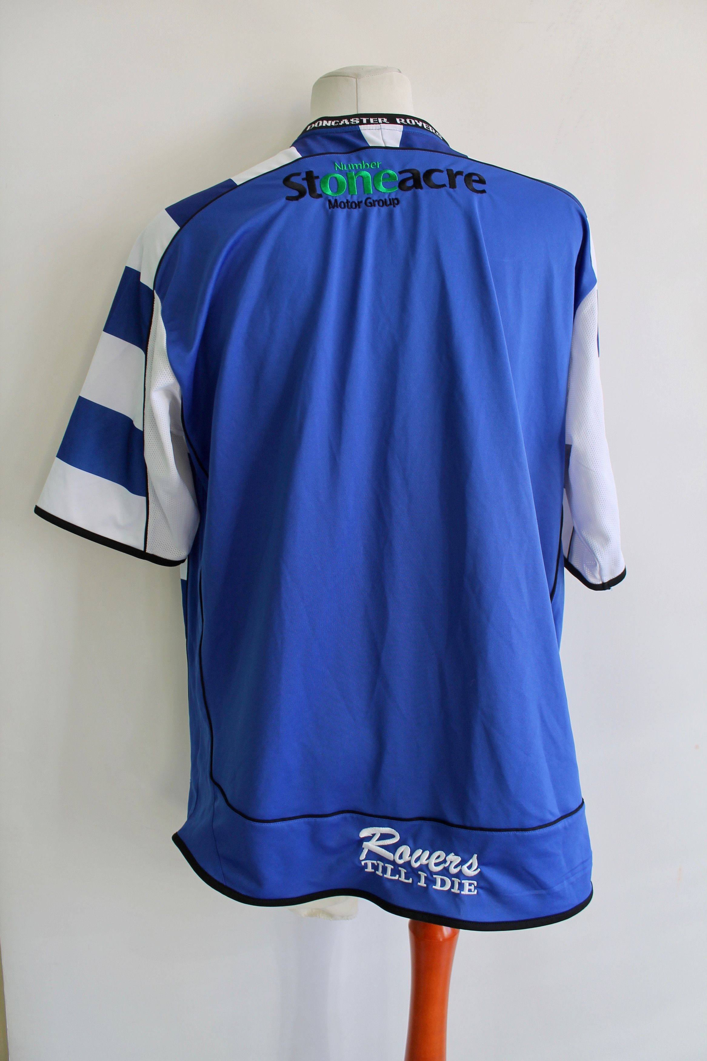 Vintage 2008 Doncaster Rovers Away Soccer Football Jersey Shirt Blue Size US XXL / EU 58 / 5 - 5 Thumbnail