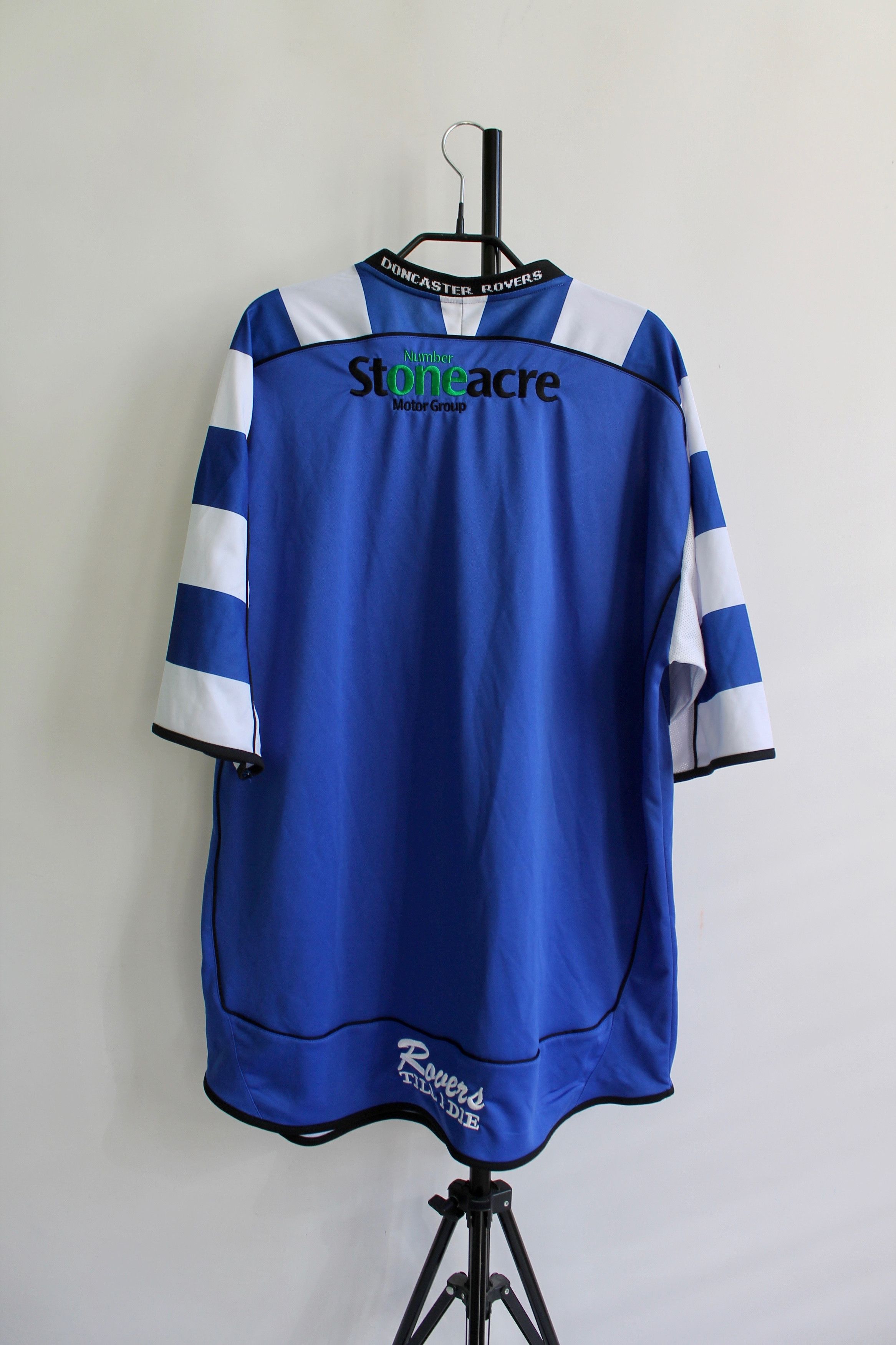 Vintage 2008 Doncaster Rovers Away Soccer Football Jersey Shirt Blue Size US XXL / EU 58 / 5 - 9 Thumbnail