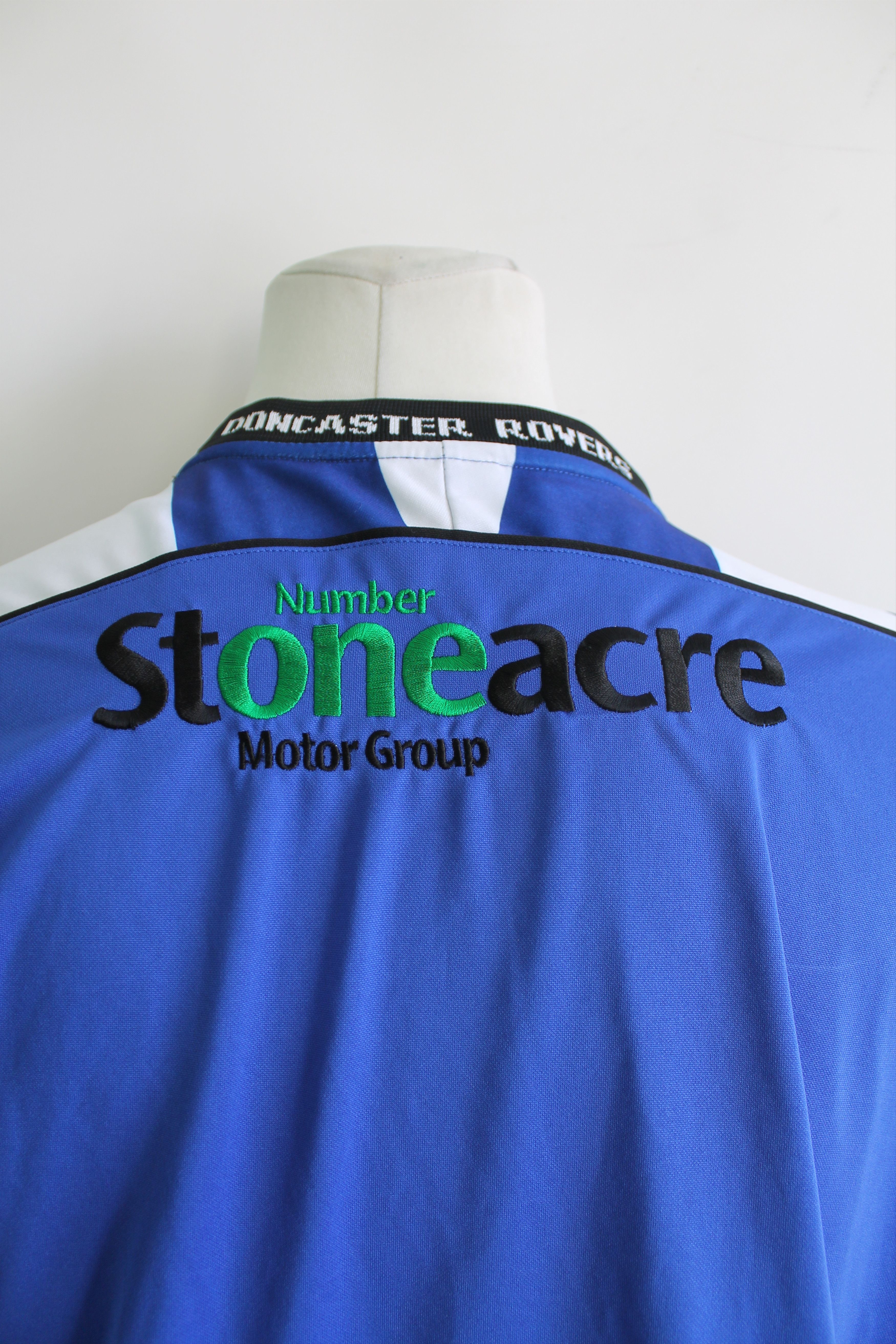 Vintage 2008 Doncaster Rovers Away Soccer Football Jersey Shirt Blue Size US XXL / EU 58 / 5 - 7 Thumbnail
