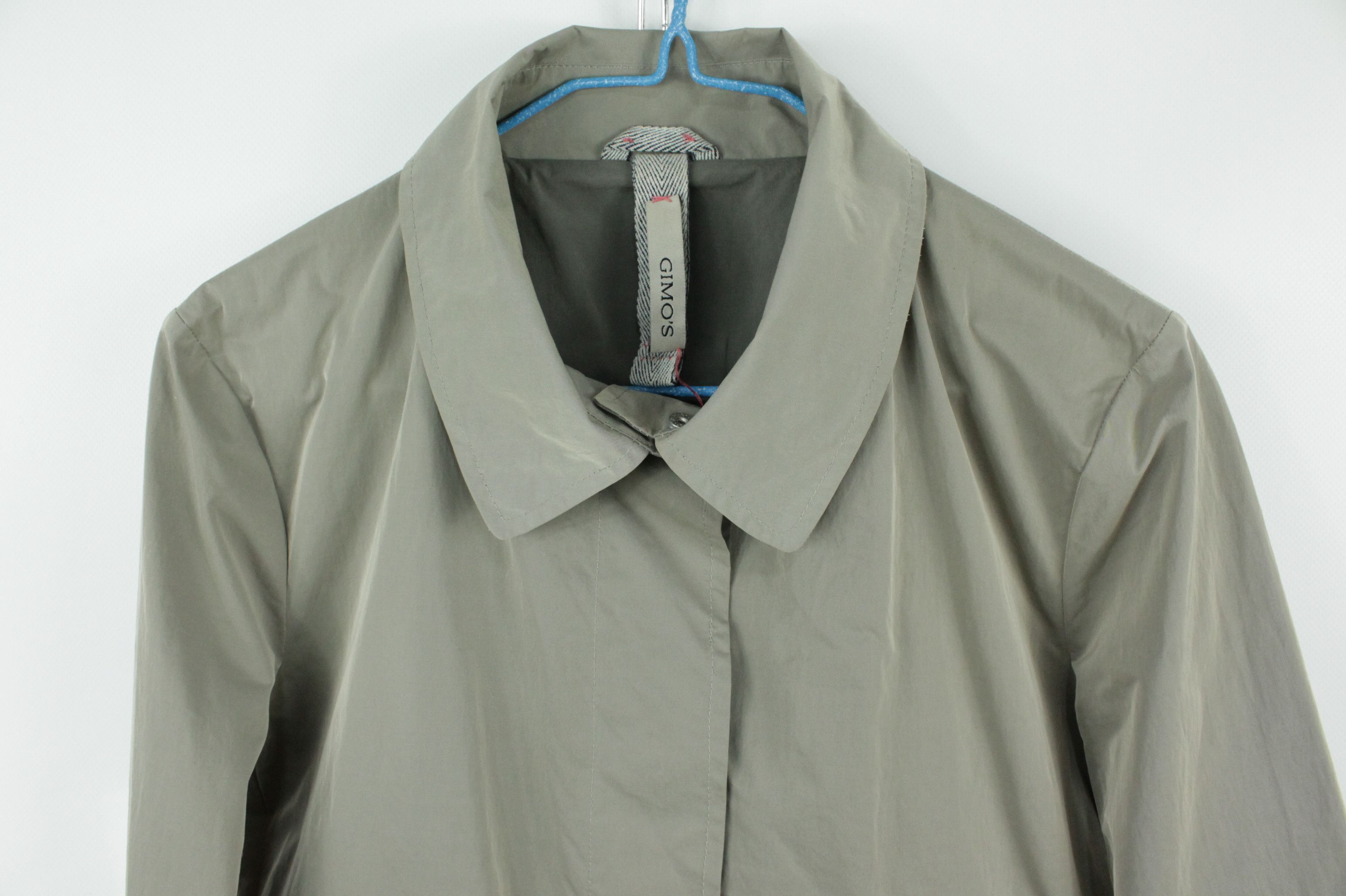 Gimo's Gimo's Lightweight Beige Trench Rain Coat Women's Size M / US 6-8 / IT 42-44 - 2 Thumbnail