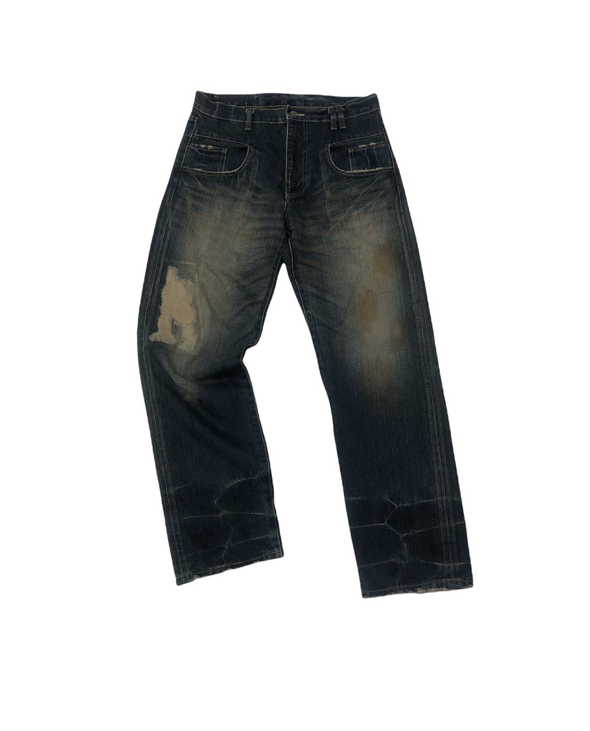 🔥RARE🔥Japanese Streetwear Brand BAL Artisan Distressed Jeans