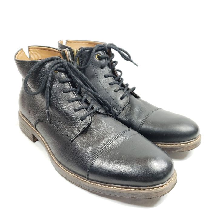 Aston grey leather chukka on sale boot