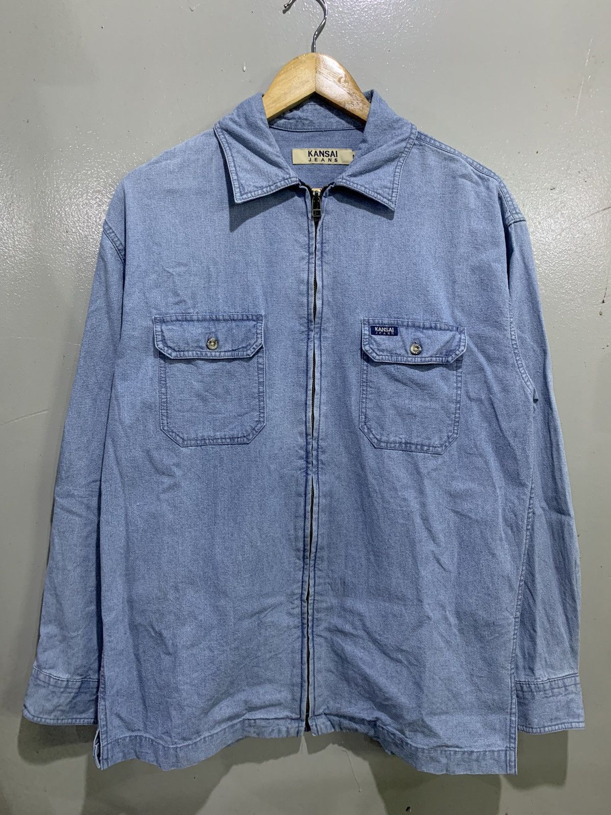 Kansai jeans zipper light jacket