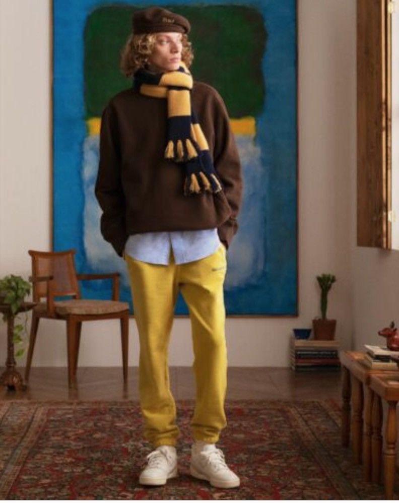 Aime Leon Dore ALD Quarter Zip Fleece Coffee Bean Size Medium  