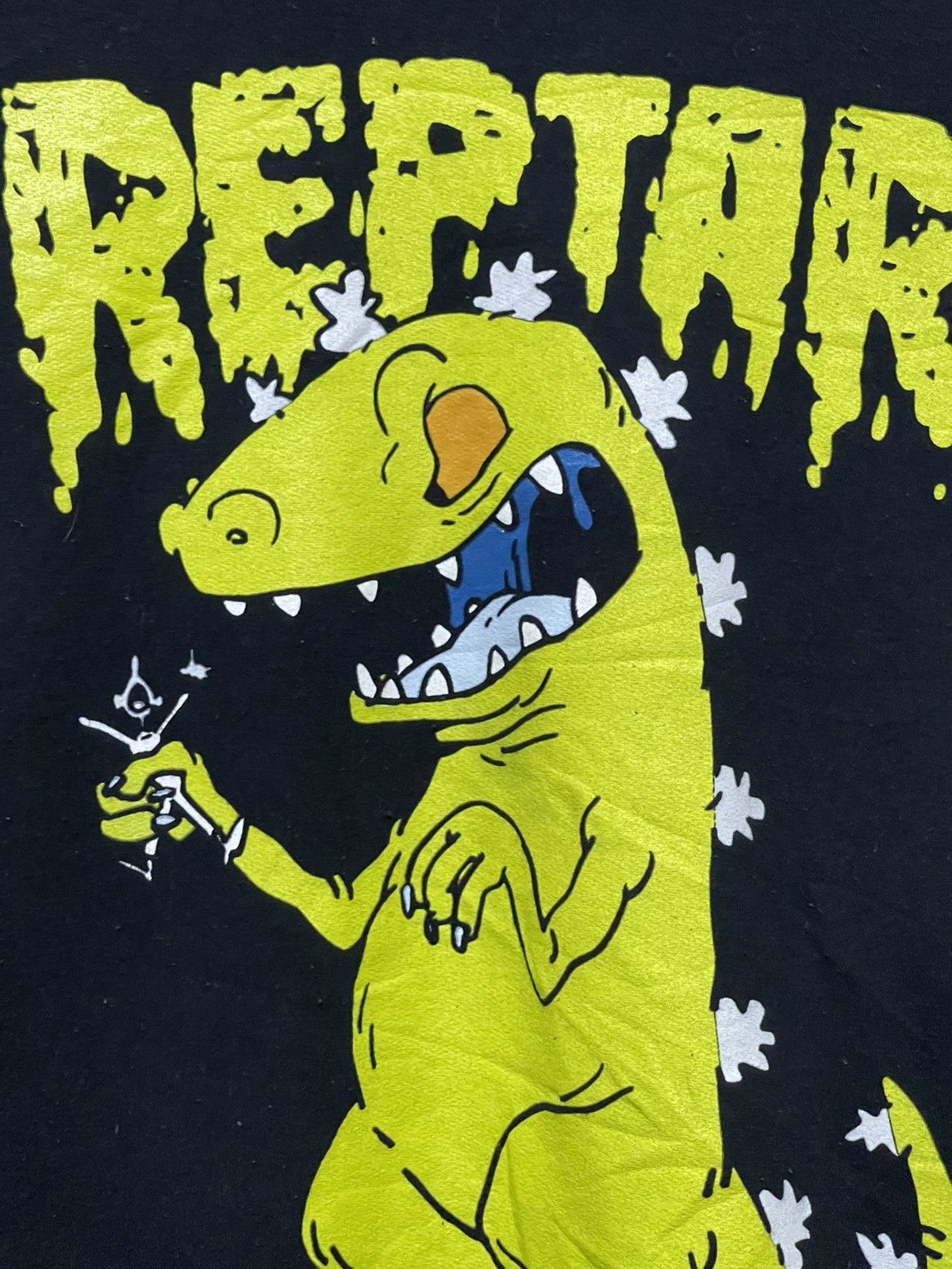 Cartoon Network × Nickelodeon × Vintage Vintage Rugrats Reptar Big Print Sweatshirt Size US XL / EU 56 / 4 - 3 Thumbnail