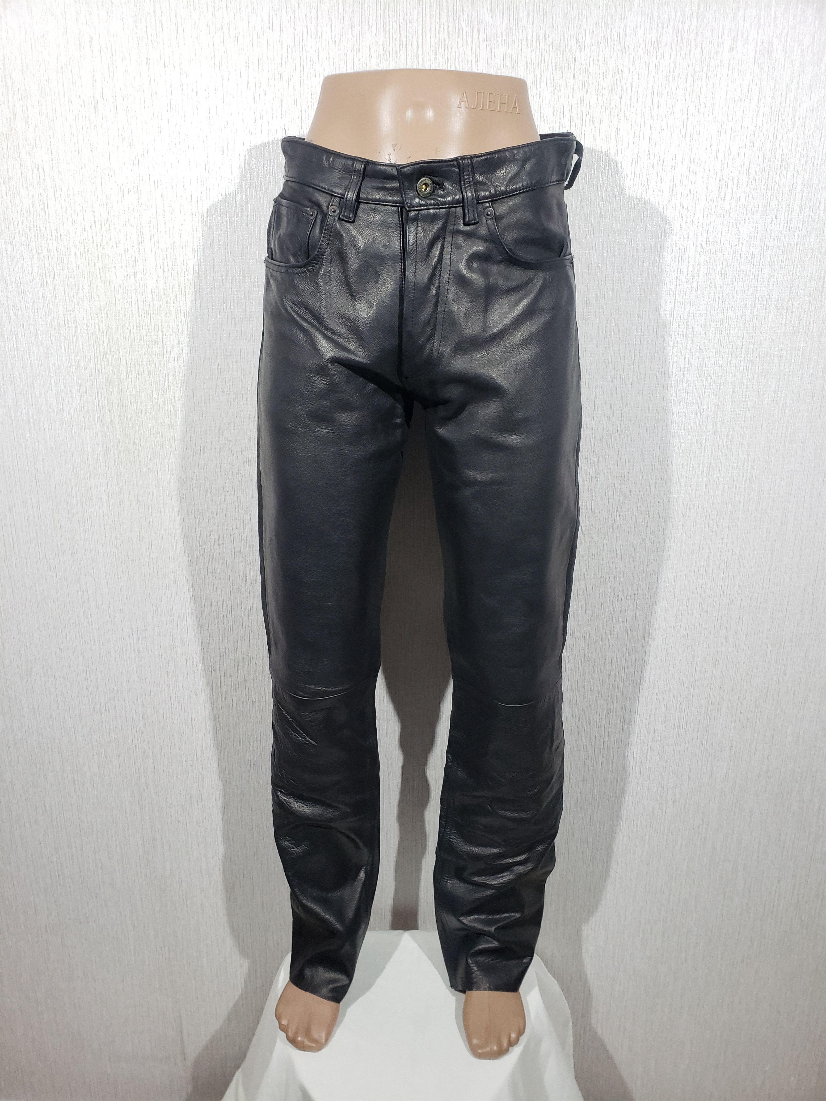 90s 適する vintage D&G leather docking pants
