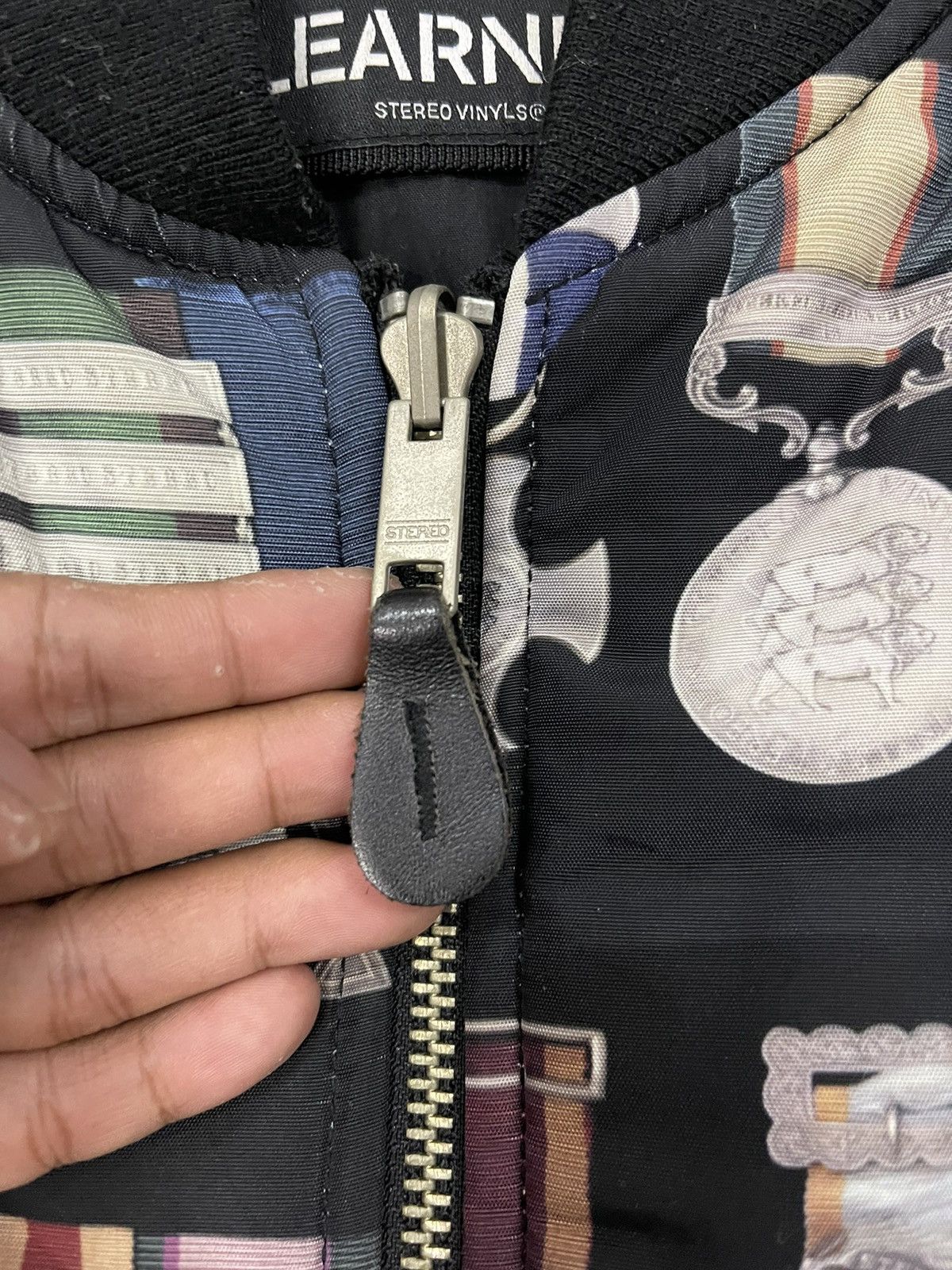 Other Underground STEREO VINYLS OG13 reversible bomber jacket Size US XL / EU 56 / 4 - 5 Thumbnail