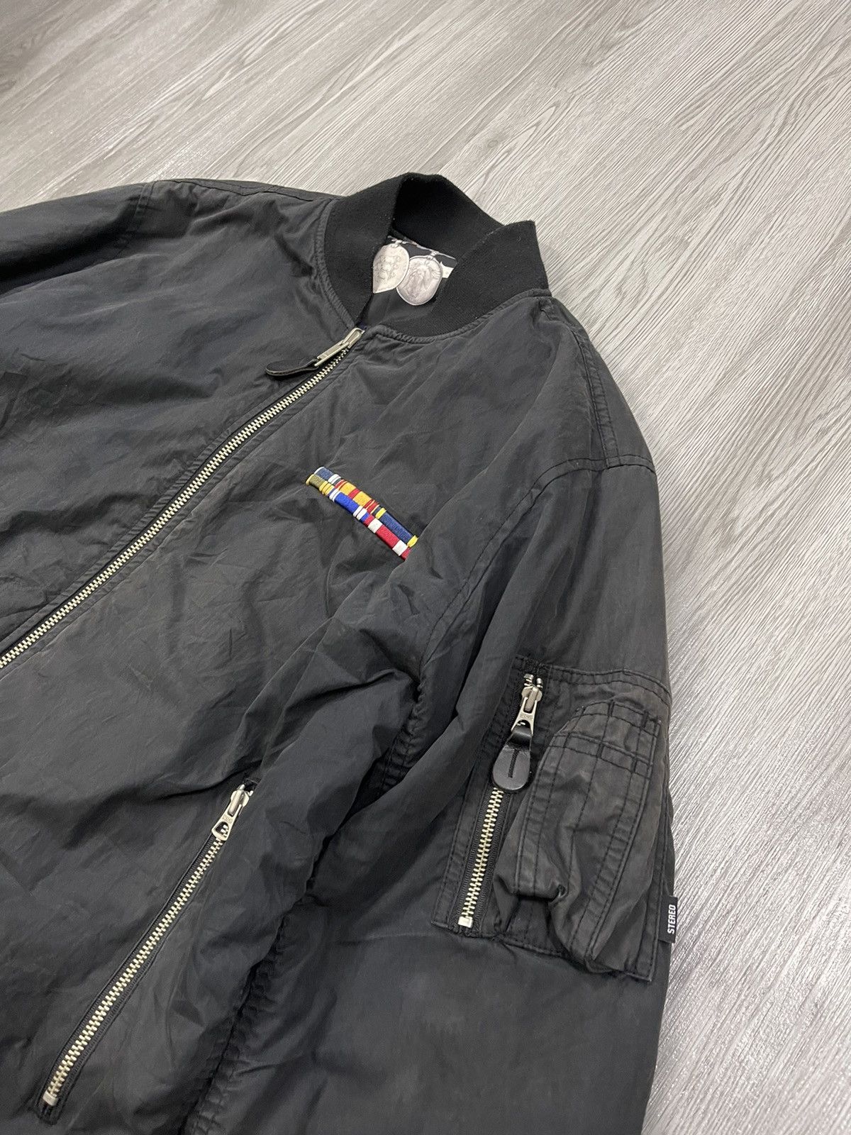 Other Underground STEREO VINYLS OG13 reversible bomber jacket Size US XL / EU 56 / 4 - 14 Thumbnail