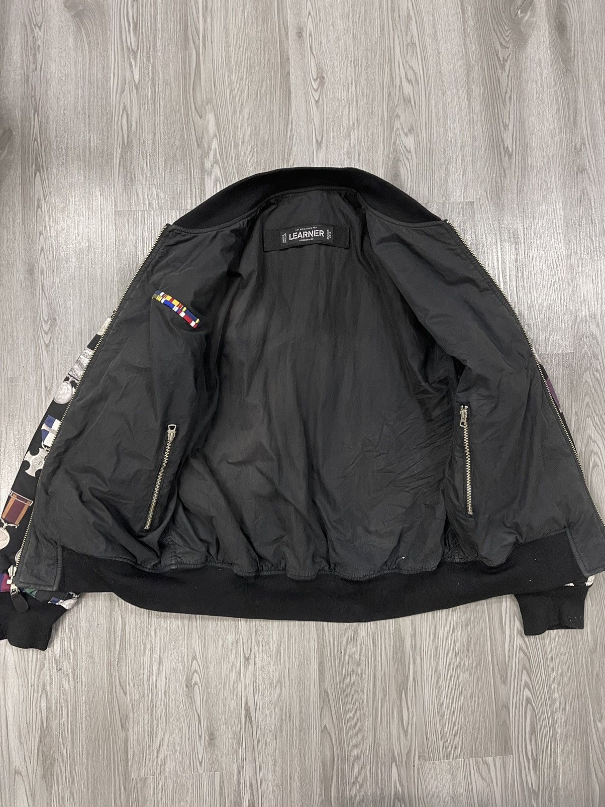 Other Underground STEREO VINYLS OG13 reversible bomber jacket Size US XL / EU 56 / 4 - 6 Thumbnail