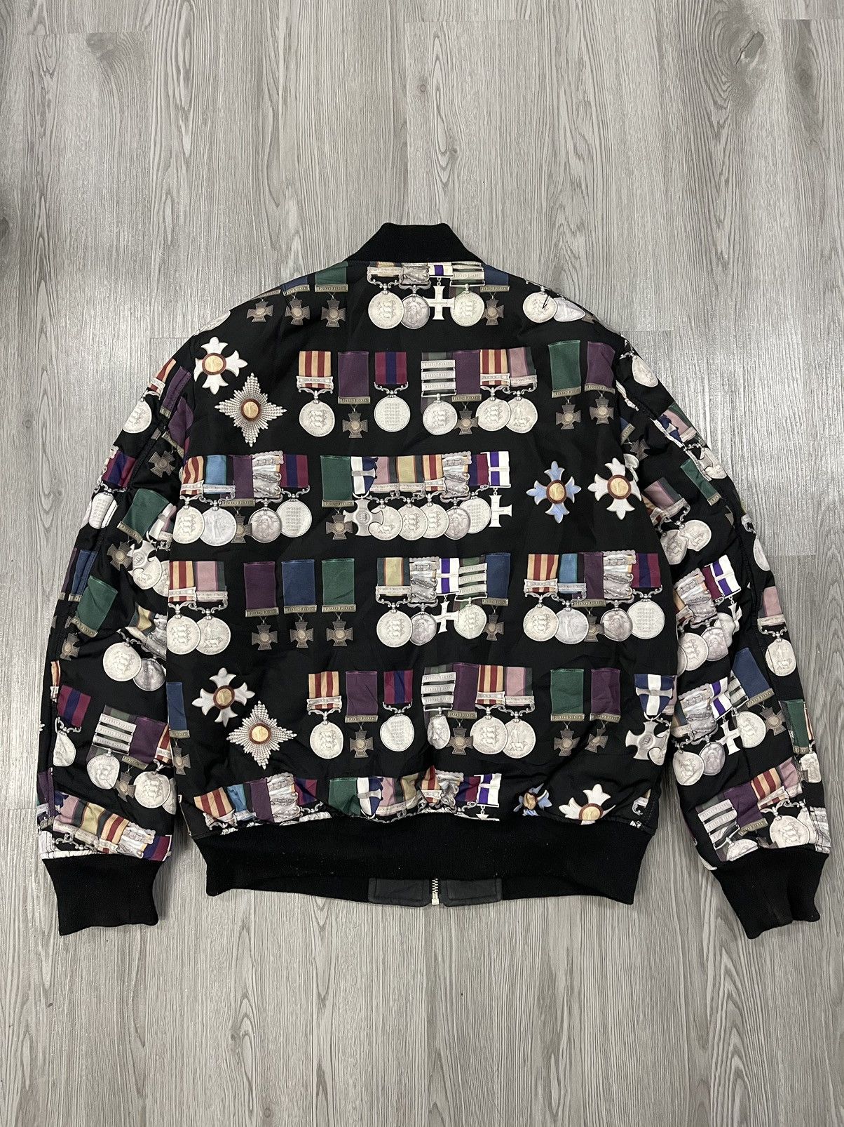 Other Underground STEREO VINYLS OG13 reversible bomber jacket Size US XL / EU 56 / 4 - 2 Thumbnail