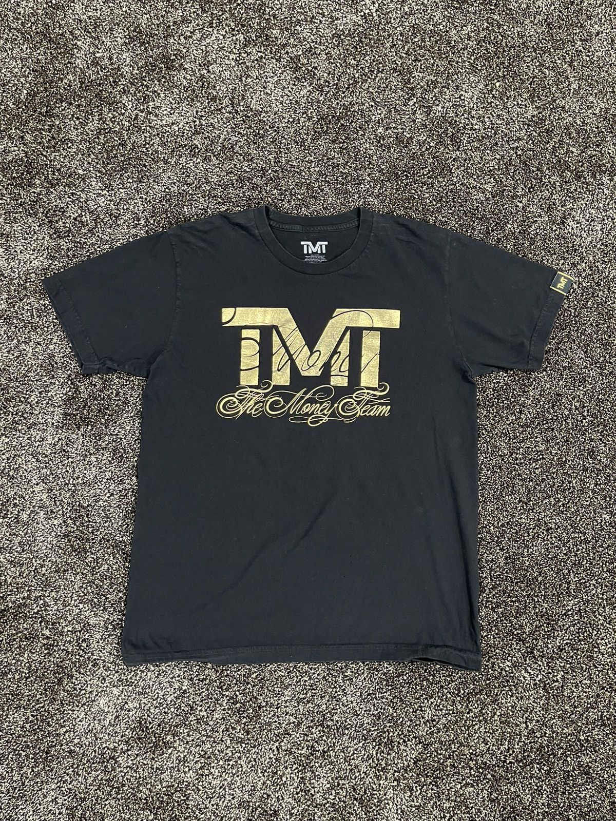 Other TMT The Money Team Floyd Mayweather Black / Gold tee Size US L / EU 52-54 / 3 - 4 Thumbnail