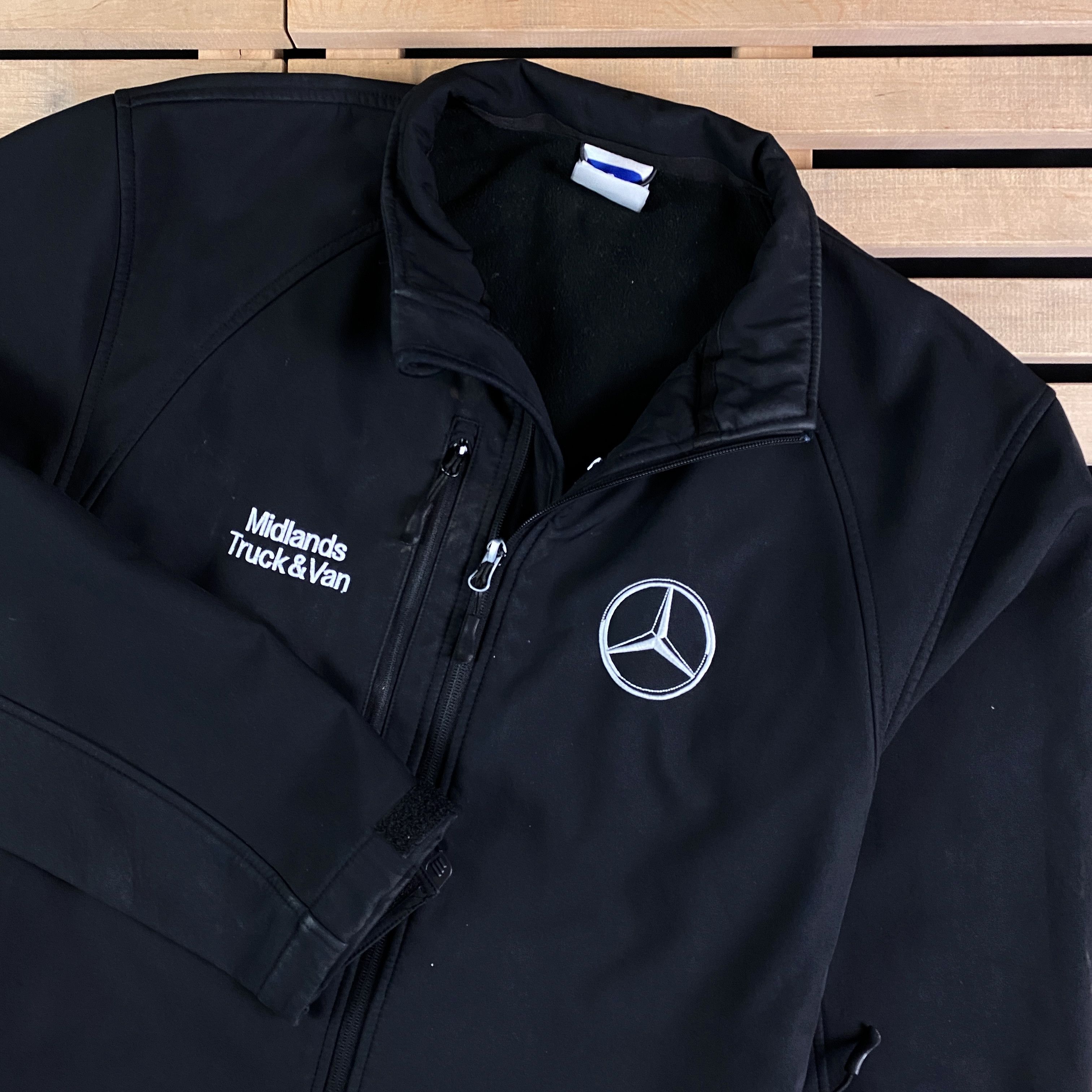 Mercedes-Benz × Vintage Mens Bomber Jacket Russels Mercedes Benz Size M Size US M / EU 48-50 / 2 - 2 Thumbnail