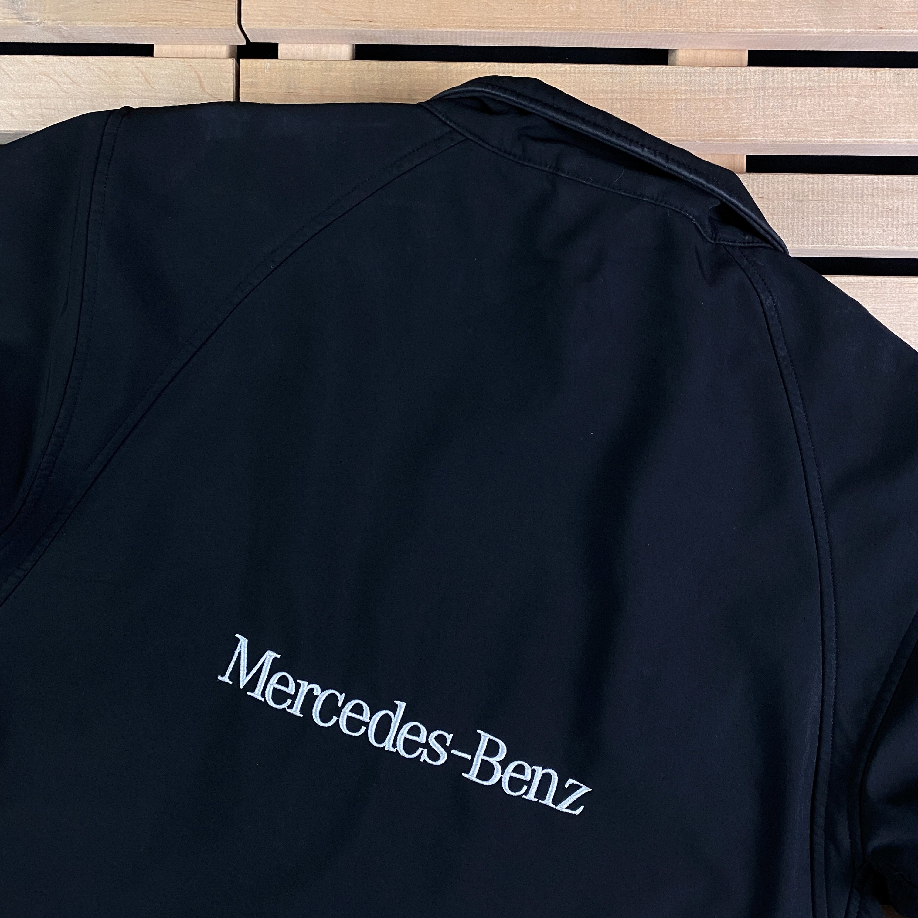Mercedes-Benz × Vintage Mens Bomber Jacket Russels Mercedes Benz Size M Size US M / EU 48-50 / 2 - 10 Thumbnail