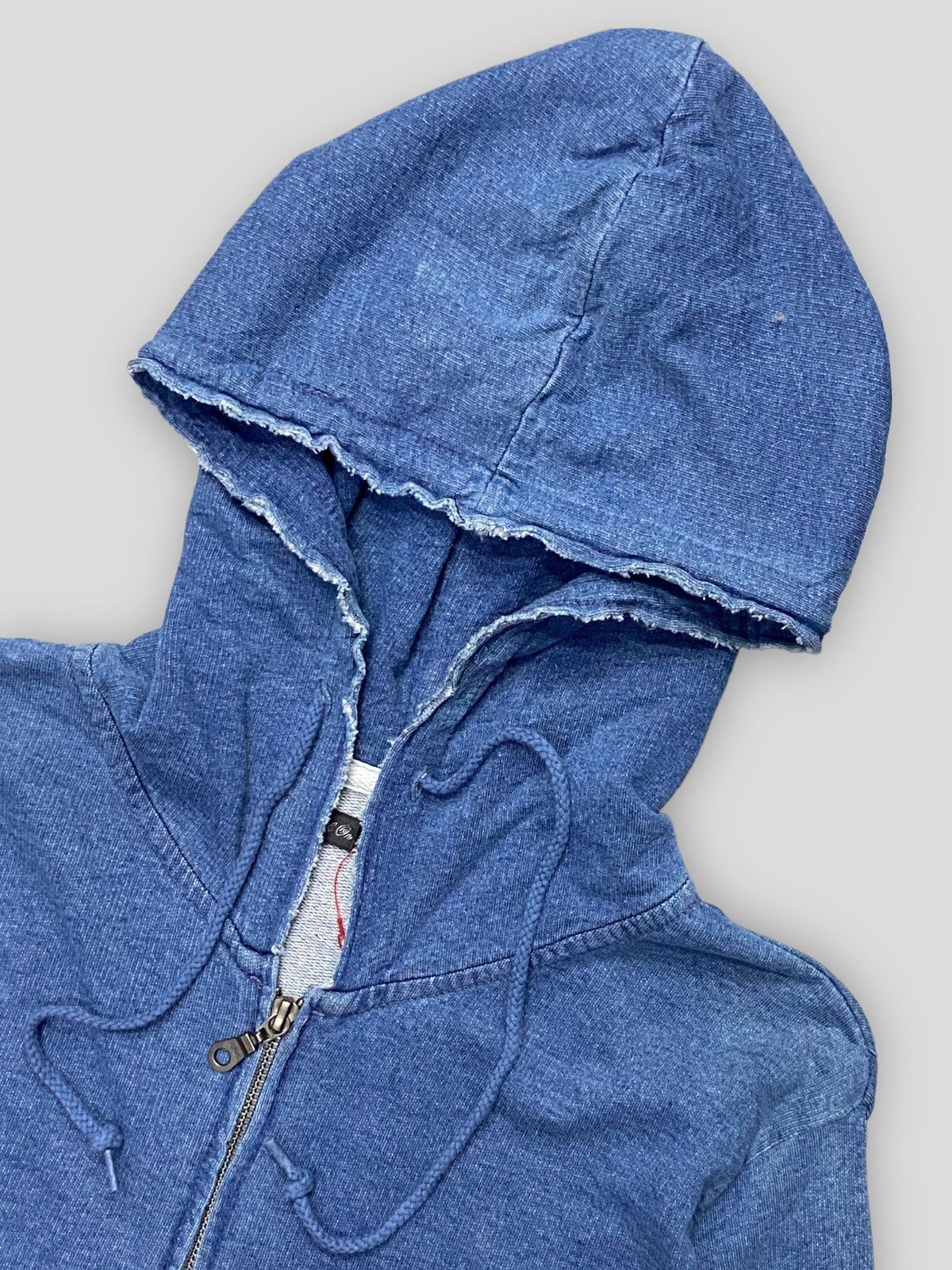 Issey Miyake × Tete Homme × Vintage Vintage Tete Homme Issey Miyake Distressed Style Hoodie Size US S / EU 44-46 / 1 - 7 Thumbnail