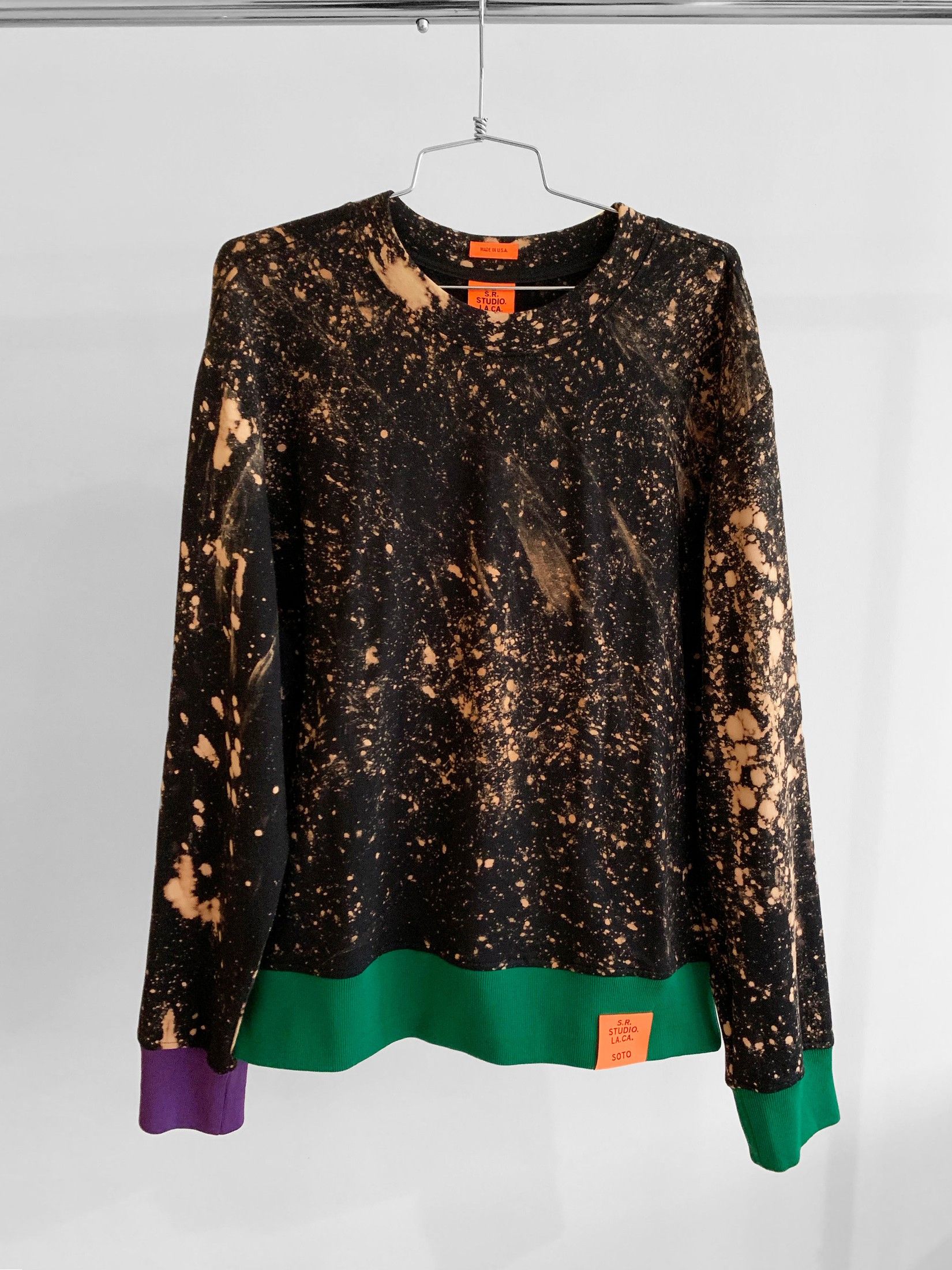 Sterling Ruby HAND BLEACHED SOTO SWEATSHIRT Size US L / EU 52-54 / 3 - 1 Thumbnail