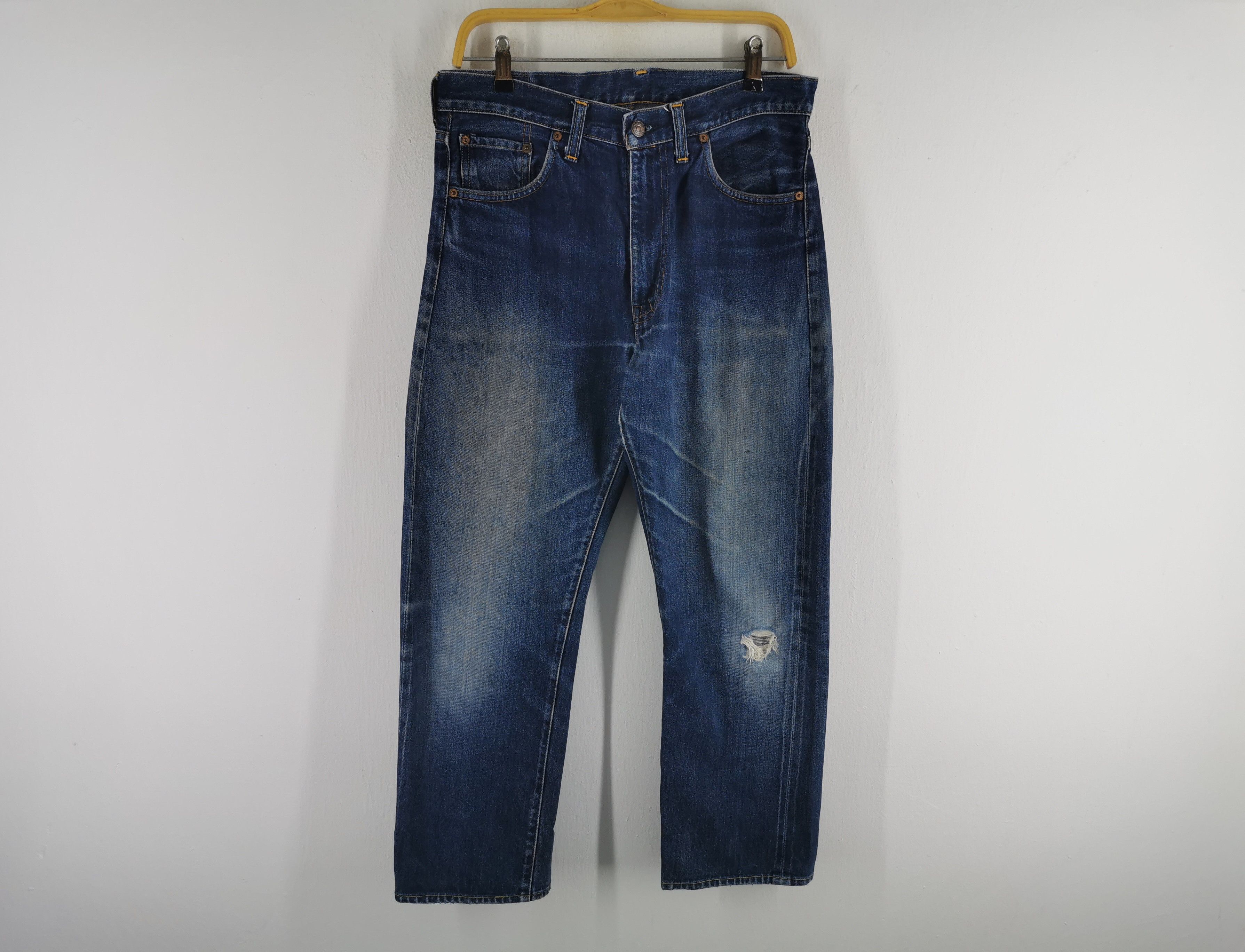Levi's Vintage Levis Lot 551 Big E Denim Made In USA Size 33/33x36 Size US 33 - 4 Thumbnail