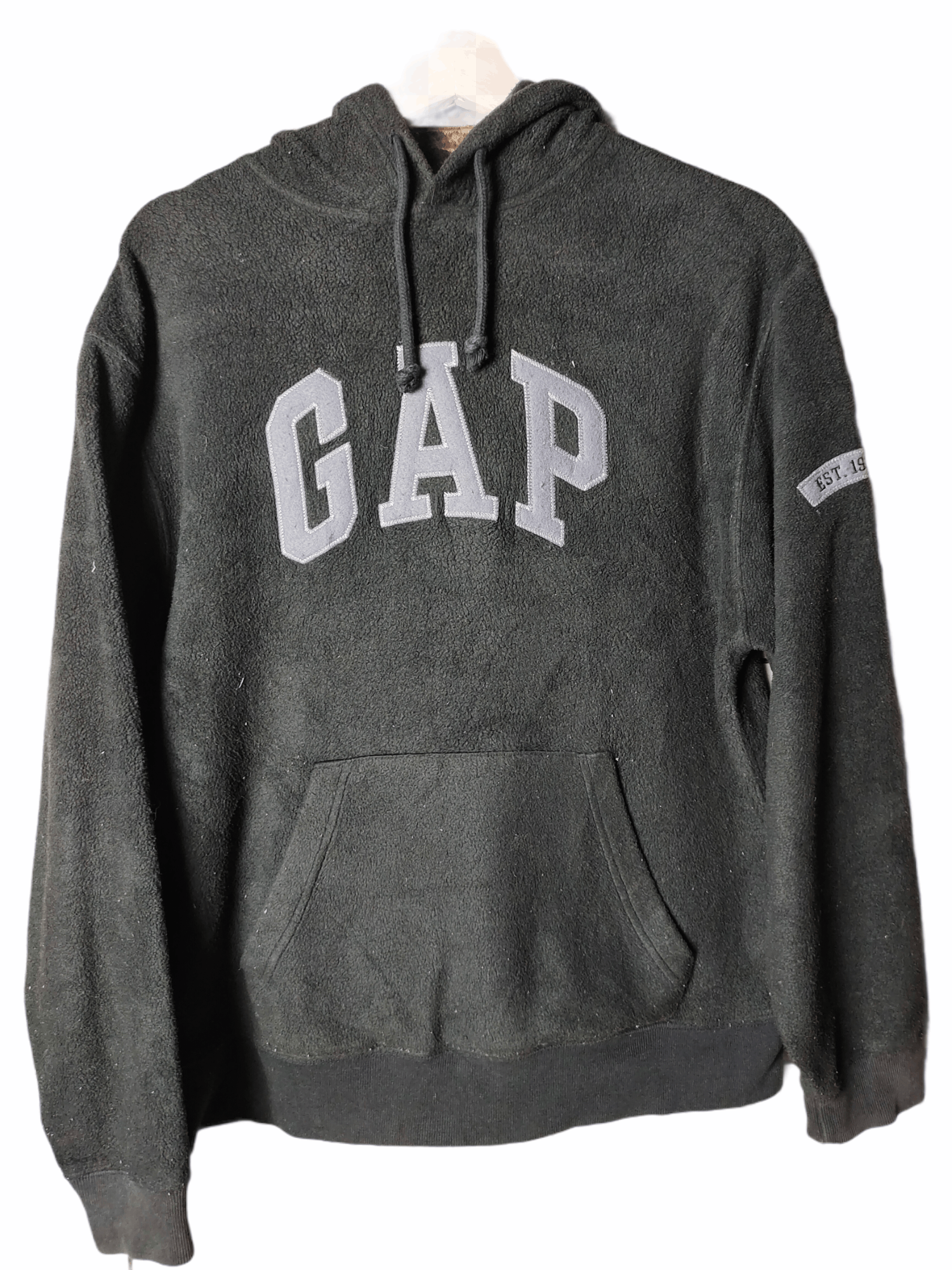 Gap Vintage Gap Logo Spellout Fleece Hoodies Sweatshirt Size US S / EU 44-46 / 1 - 1 Thumbnail