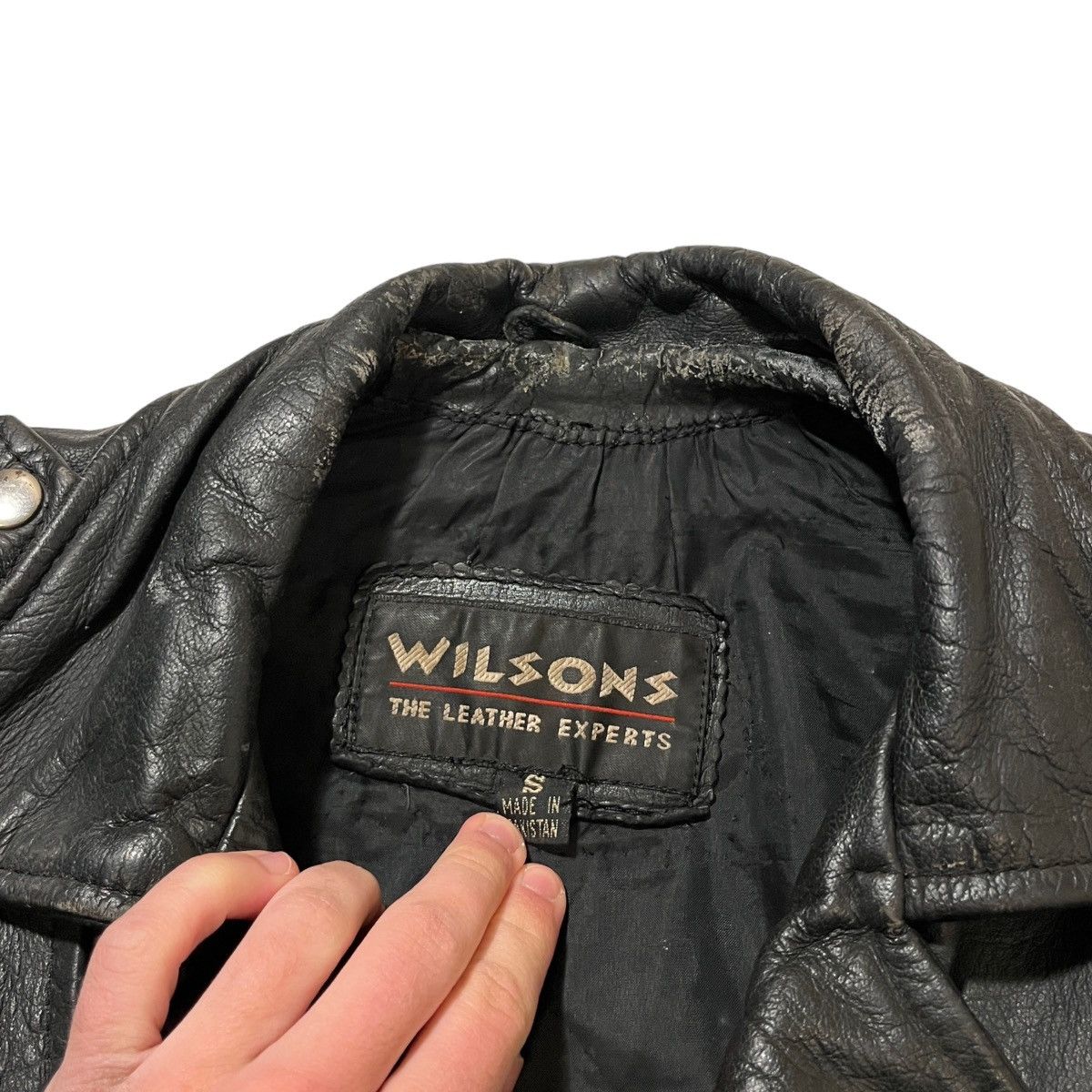 Vintage × Wilsons Leather 80s Wilson’s Leather Jacket Size US S / EU 44-46 / 1 - 2 Thumbnail