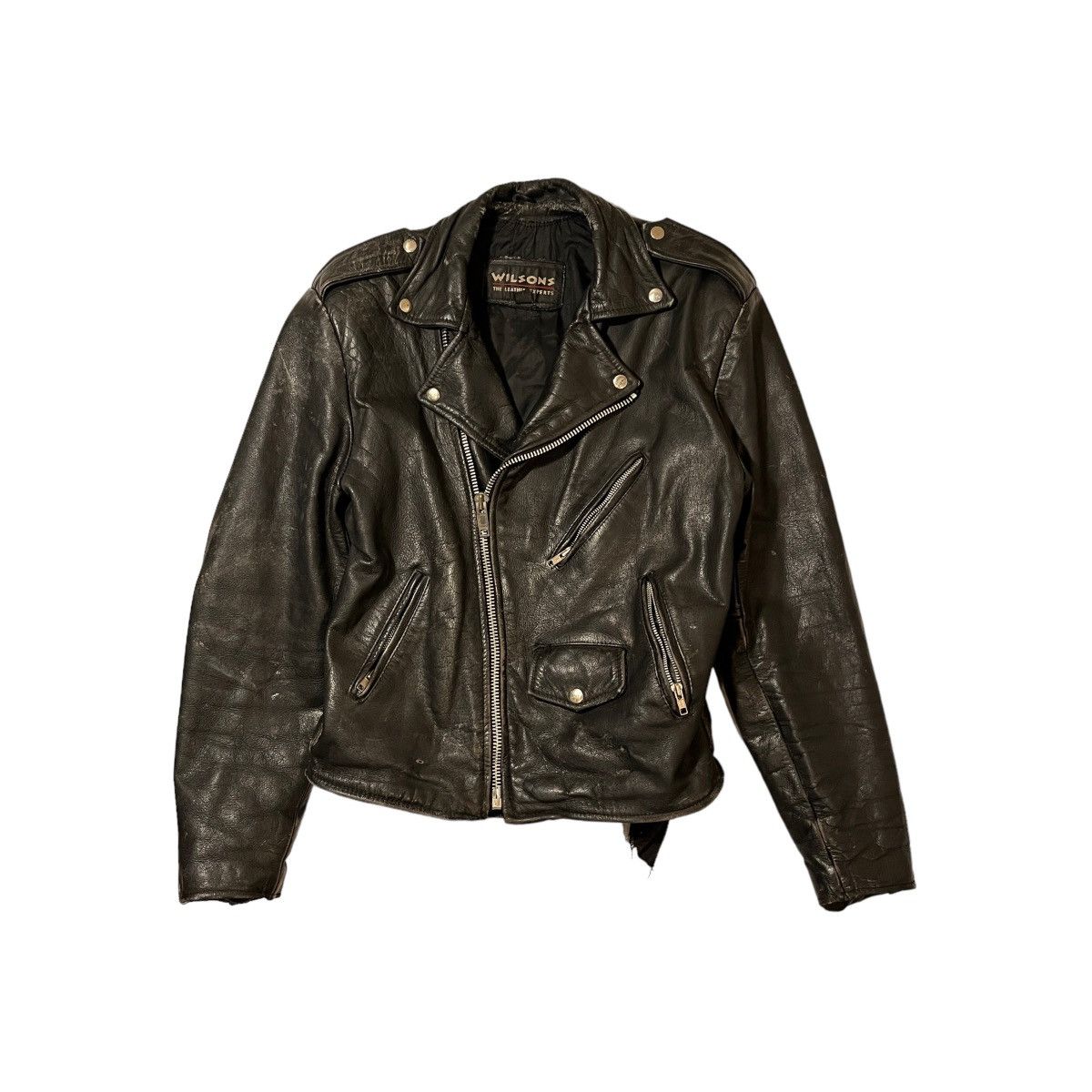 Wilson's 80s Black newest Leather Jacket