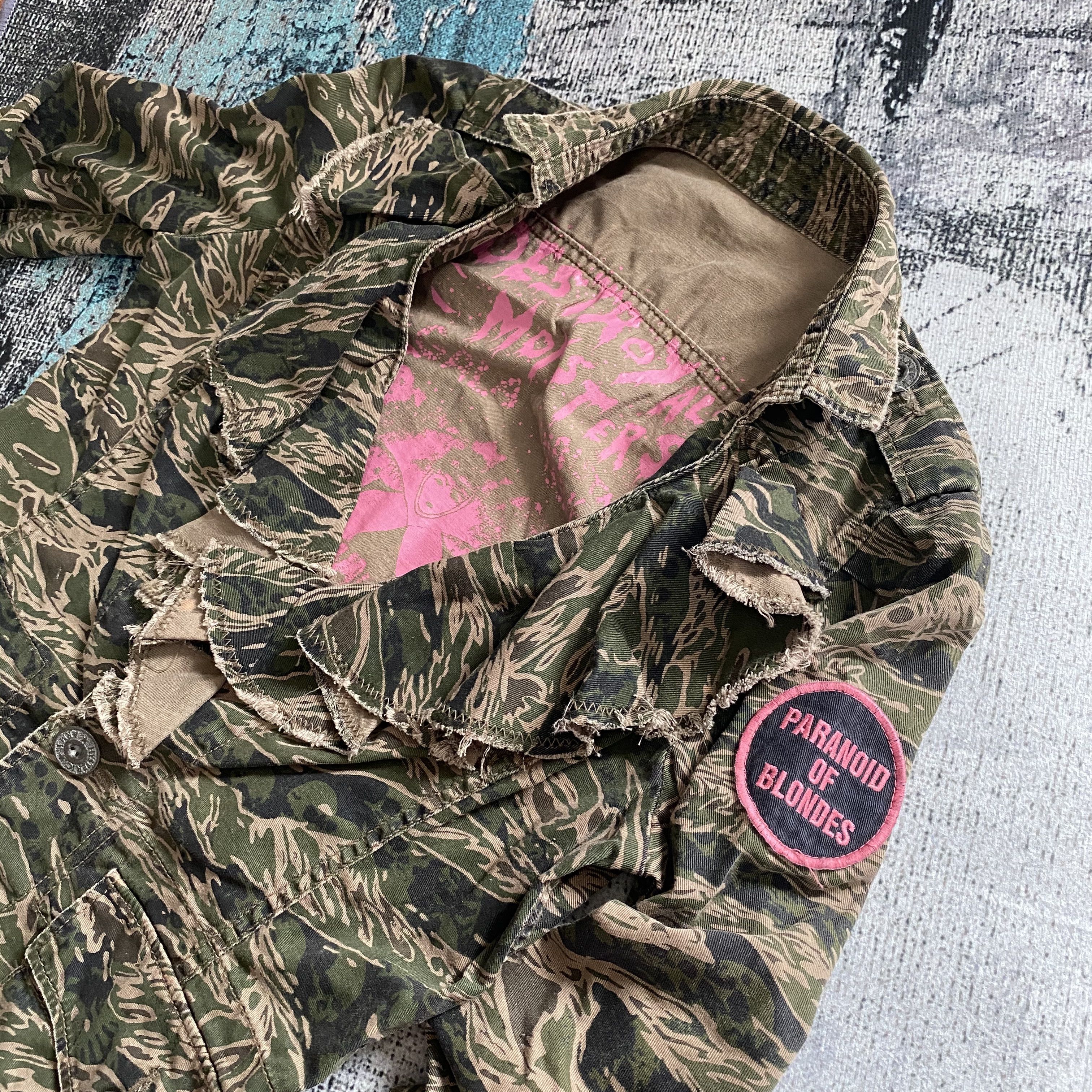 Hysteric Glamour RARE🔥 Destroy All Monsters Meets Hysteric Glamour Army Camo Size XS / US 0-2 / IT 36-38 - 5 Thumbnail