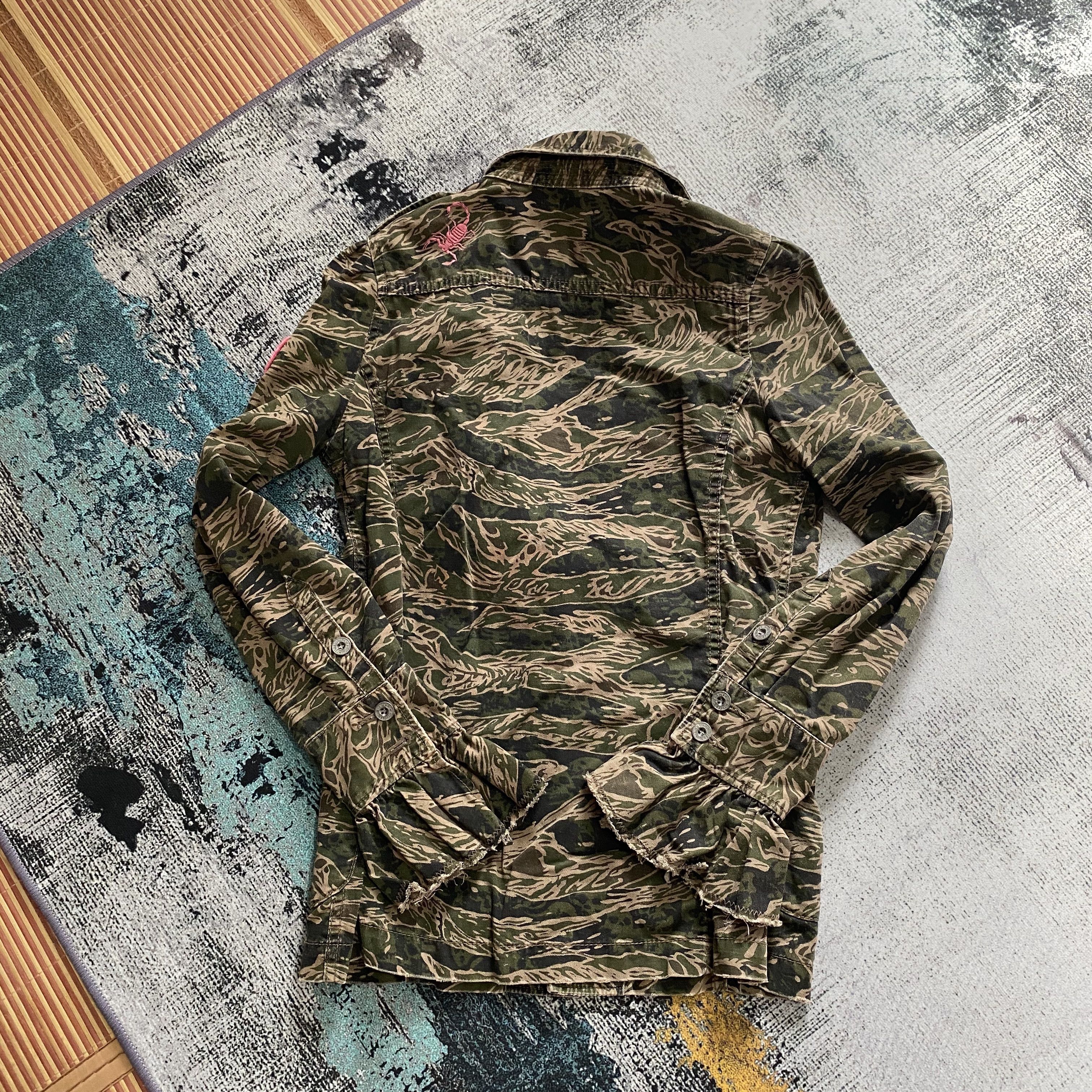 Hysteric Glamour RARE🔥 Destroy All Monsters Meets Hysteric Glamour Army Camo Size XS / US 0-2 / IT 36-38 - 11 Thumbnail