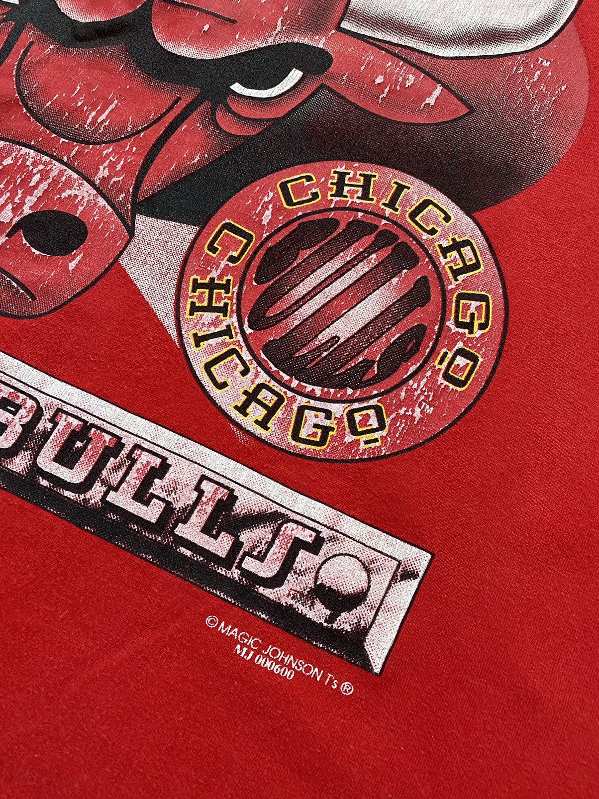 NBA Vintage Chicago Bulls Magic T Shirt Lakers Jordan Bills Tee Size US L / EU 52-54 / 3 - 5 Thumbnail