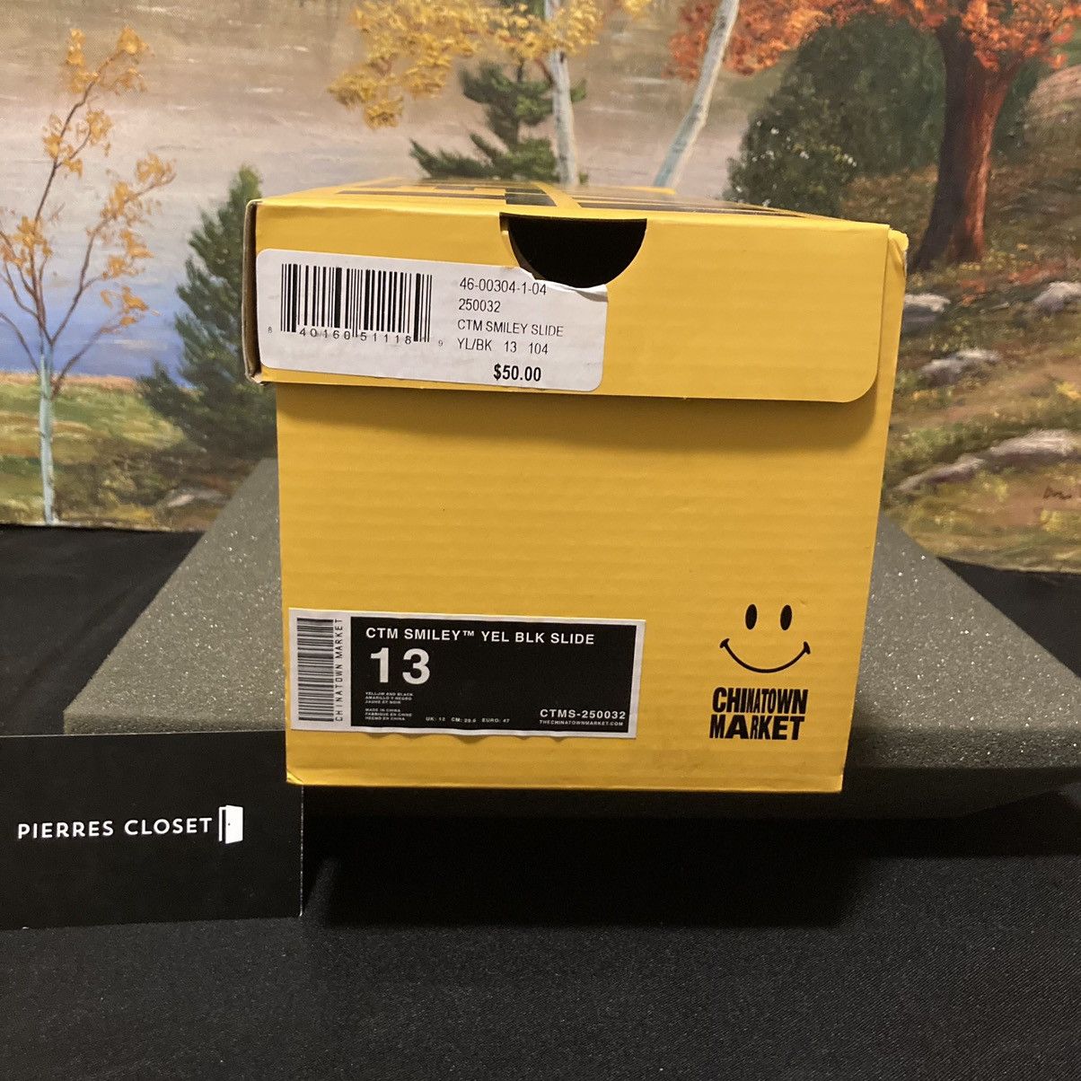 Market CTM SMILEY YELLOW BBALL SLIDE Size US 13 / EU 46 - 9 Thumbnail