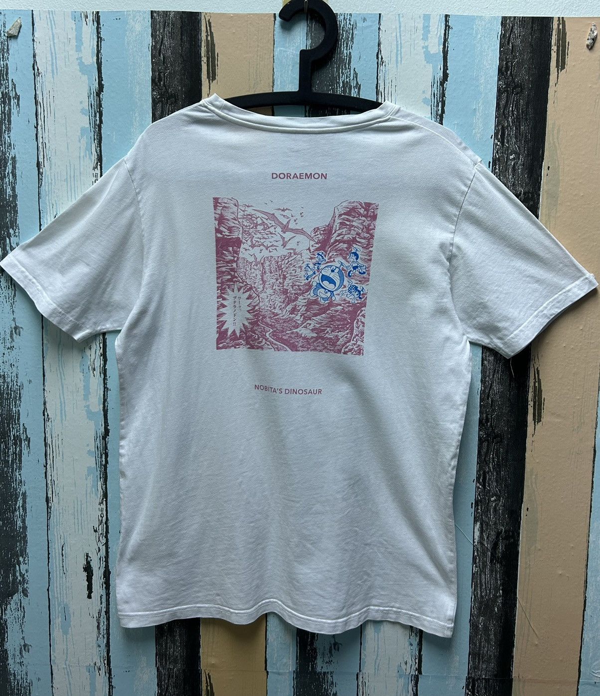 Rare 50th Anniversary Doraemon Nobita’s Dinosaur T-Shirt
