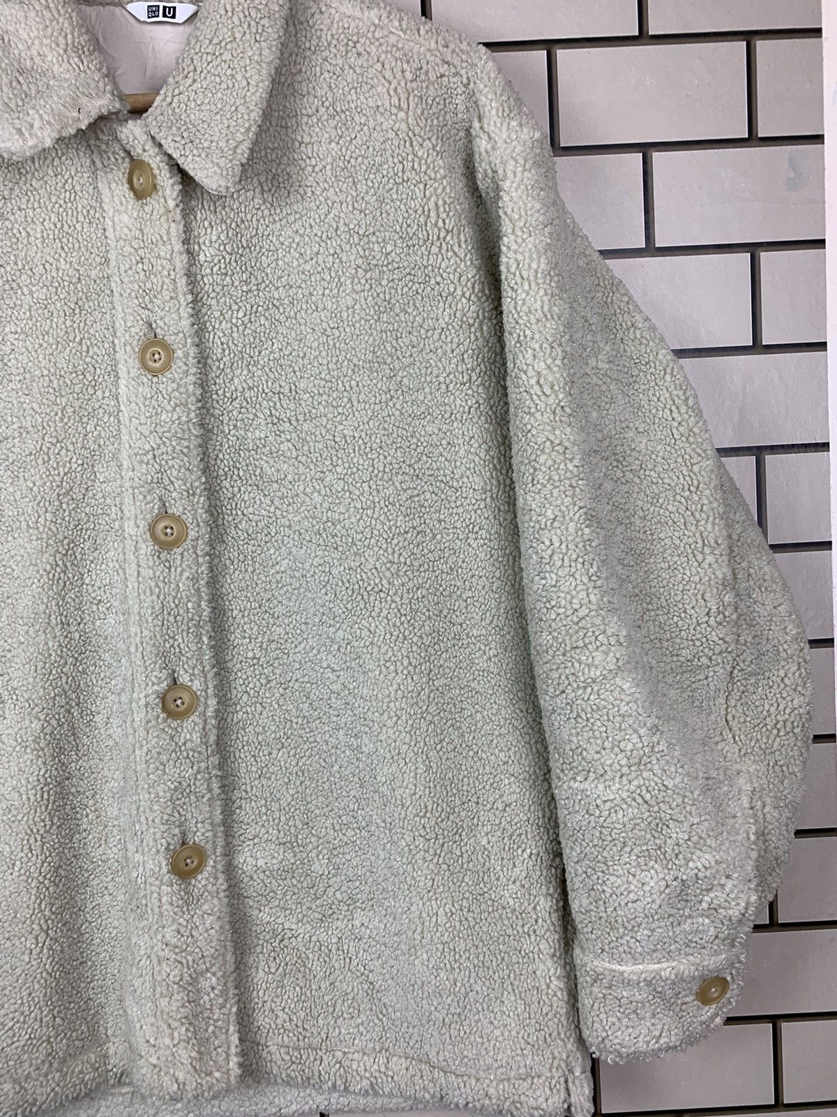 Japanese Brand Japanese Brand Uniqlo U Sherpa Button Ups Jacket Size US M / EU 48-50 / 2 - 4 Thumbnail