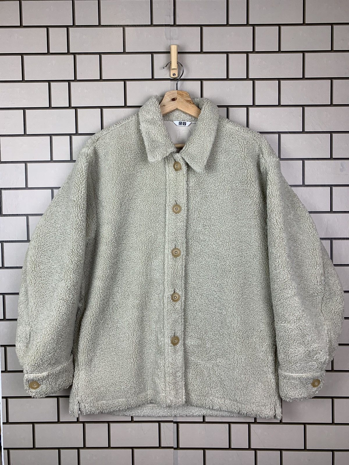 Japanese Brand Japanese Brand Uniqlo U Sherpa Button Ups Jacket Size US M / EU 48-50 / 2 - 1 Thumbnail