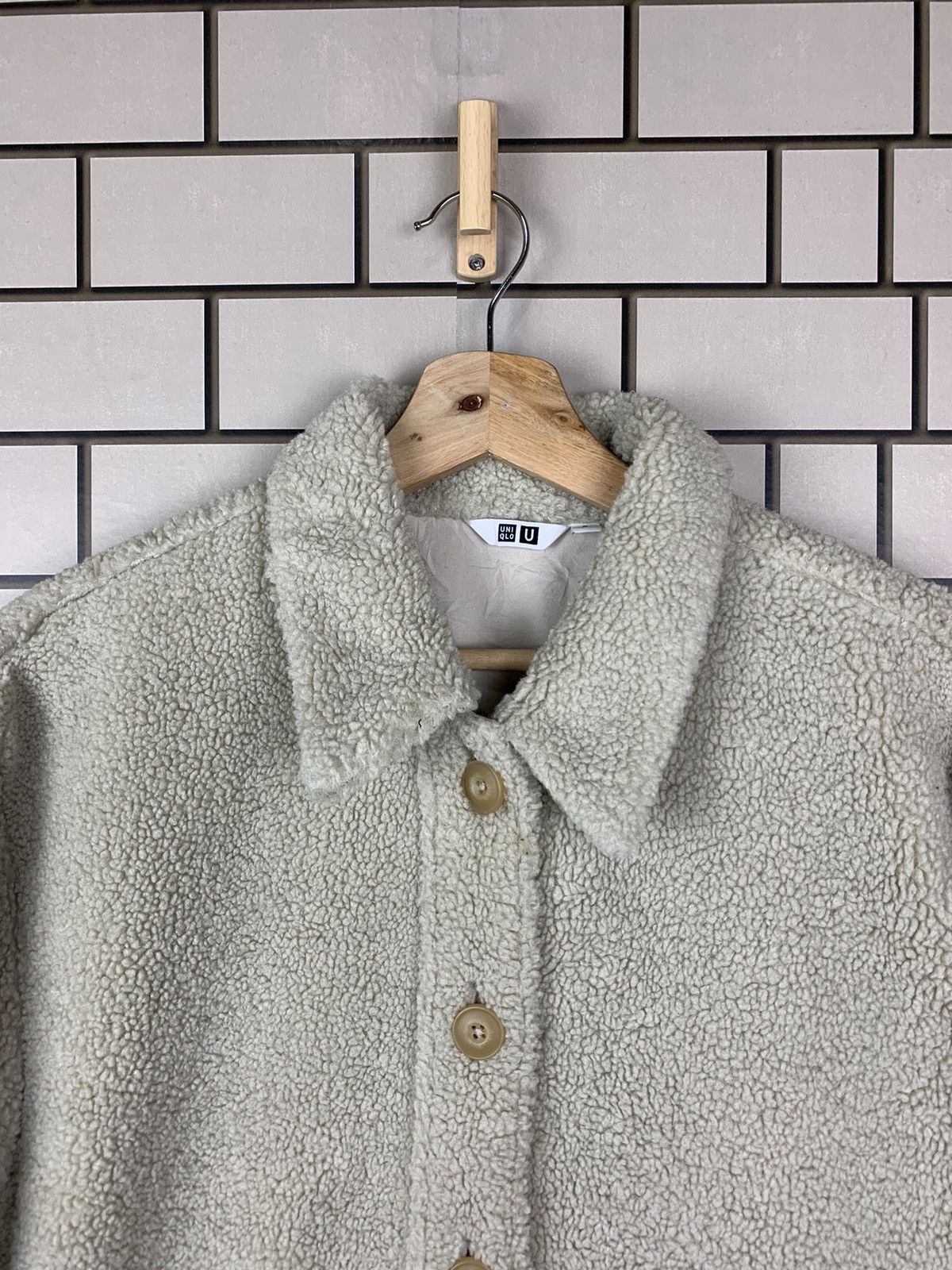 Japanese Brand Japanese Brand Uniqlo U Sherpa Button Ups Jacket Size US M / EU 48-50 / 2 - 2 Thumbnail