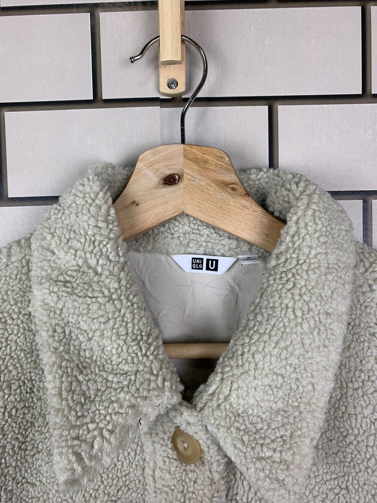 Japanese Brand Japanese Brand Uniqlo U Sherpa Button Ups Jacket Size US M / EU 48-50 / 2 - 6 Thumbnail