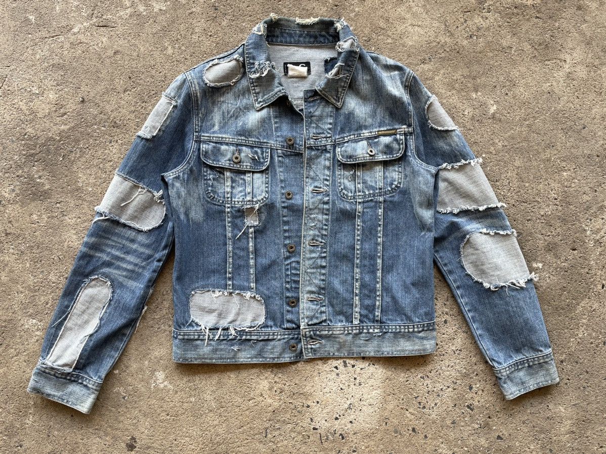 Dolce & Gabbana Dolce & Gabbana AW04 Reconstructed Denim Jacket