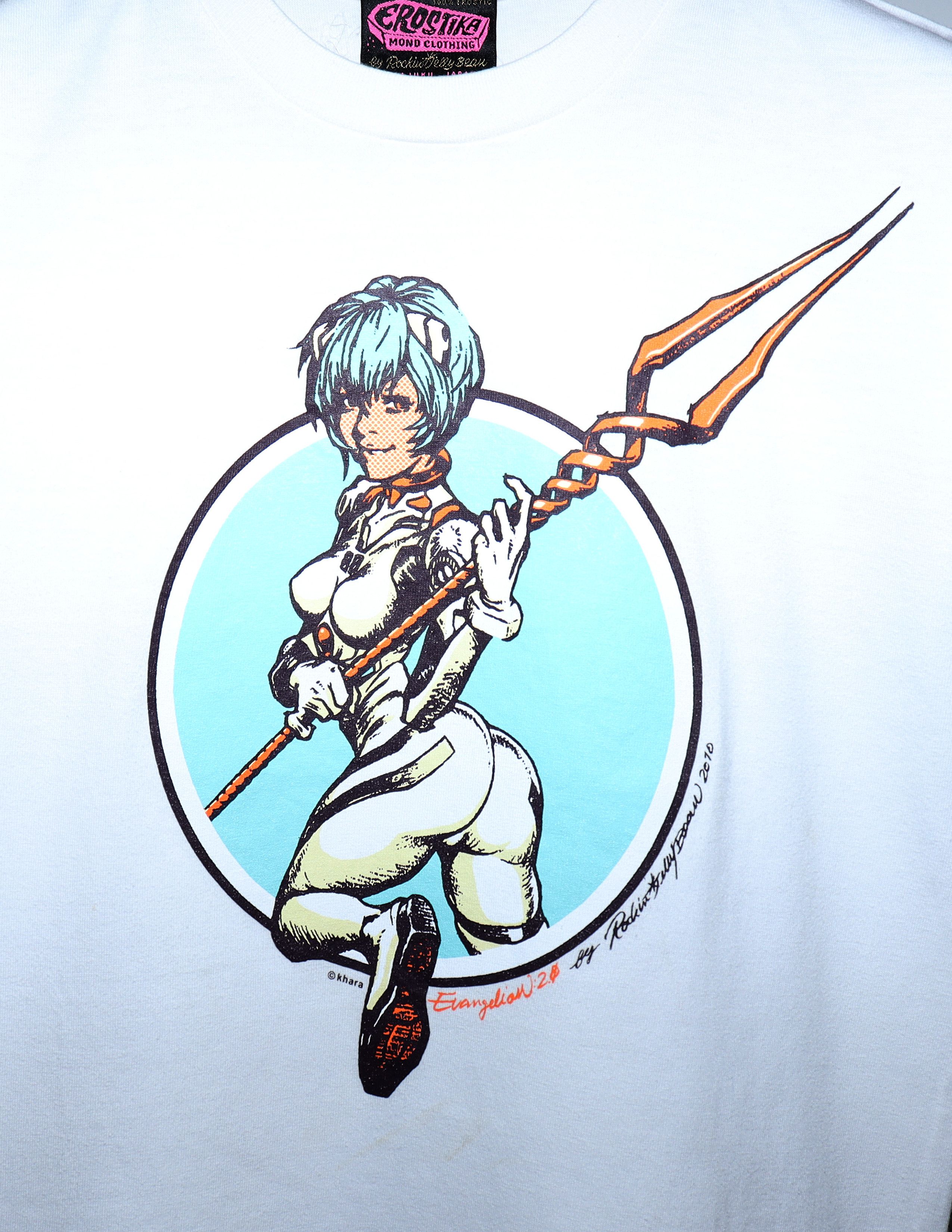 Cartoon Network × Japanese Brand Evangelion Rei Pin-up Tee by Erostika Size US XS / EU 42 / 0 - 3 Thumbnail