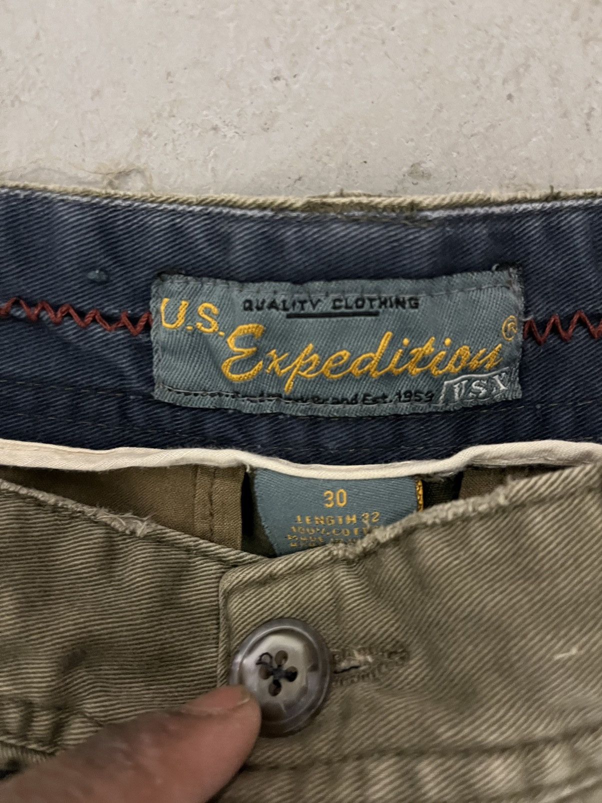 Other Vintage Military Cargo Pants Size US 30 / EU 46 - 2 Thumbnail