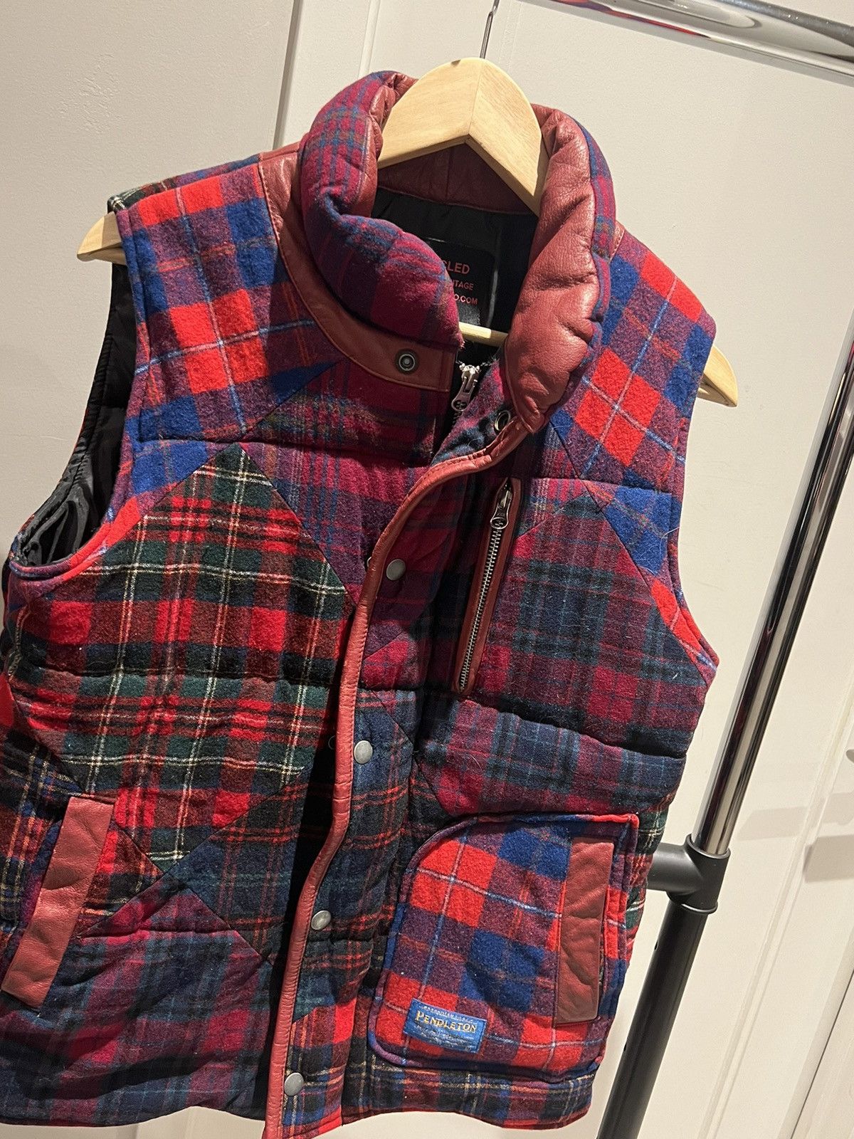 Pendleton Upcycled Vintage Pendleton Vest / Flannel and Wool | Grailed