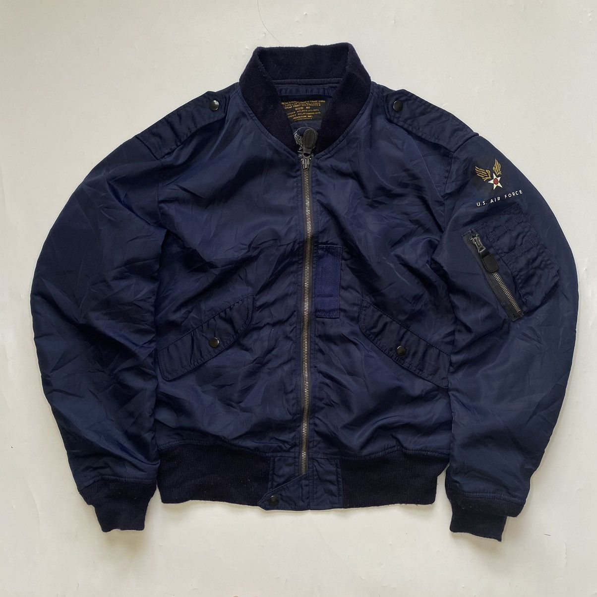 Us Air Force × Vintage US Air Force Type L-2 Flight Jacket | Grailed