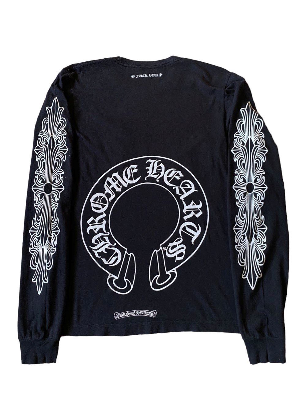 Chrome Hearts Chrome Hearts Floral Cross Horseshoe “Fuck You
