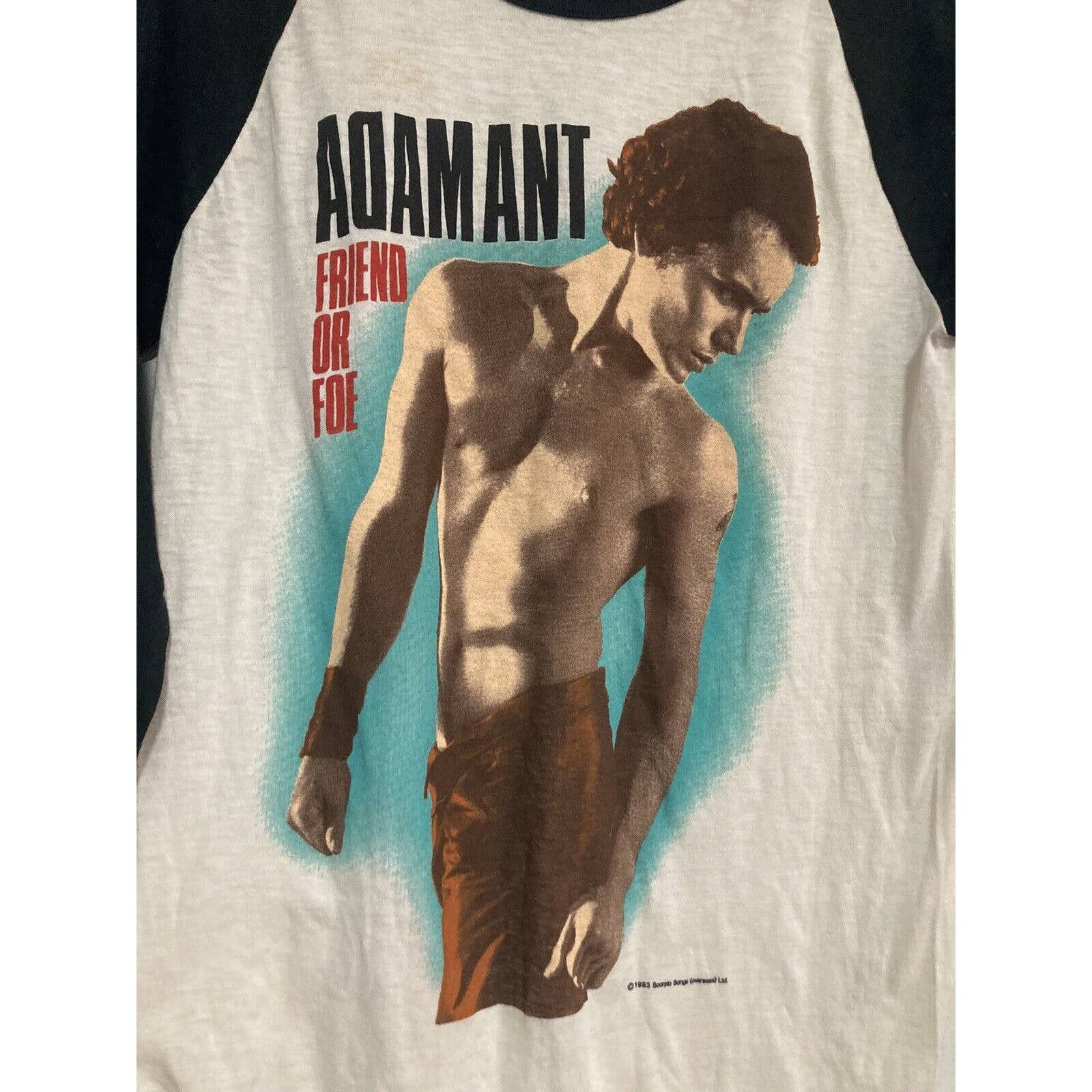 ADAM ANT “Pure Sex” hot Tour 1984 Concert T-Shirt RARE Small 80s Rock Punk Vintage