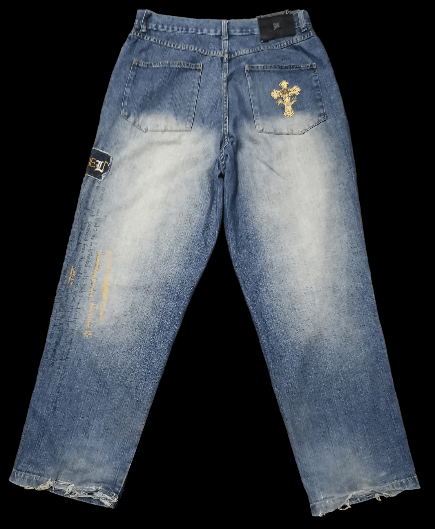Makaveli Makaveli Distressed Denim With CROSS ✝️ Size US 36 / EU 52 - 2 Thumbnail