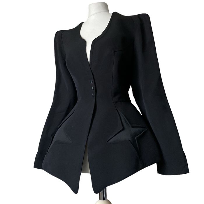 Mugler Black Thierry Mugler jacket Thierry Mugler Blazer Grailed