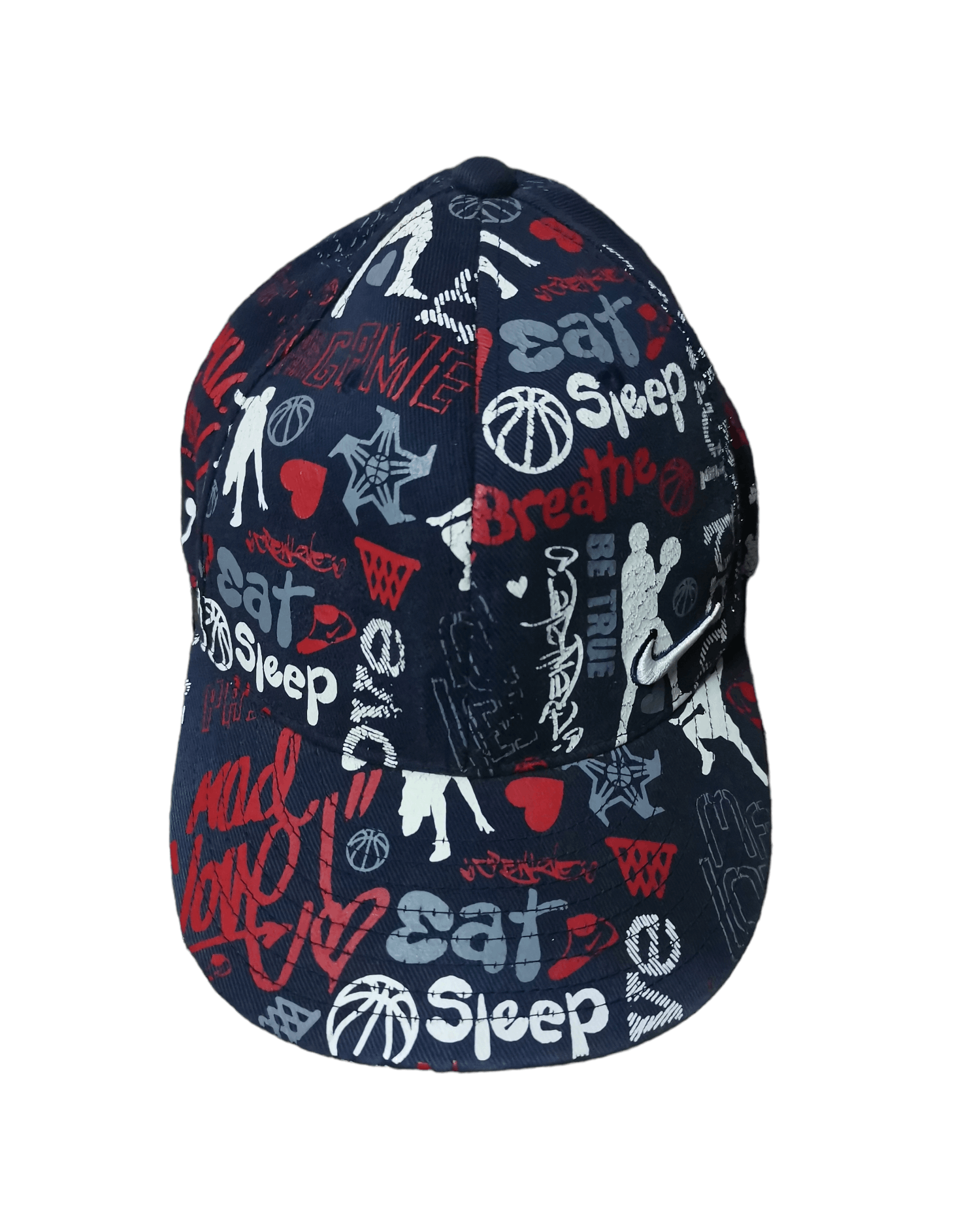 Nike Vintage Nike Swoosh Fullprinted Hat Size ONE SIZE - 3 Thumbnail