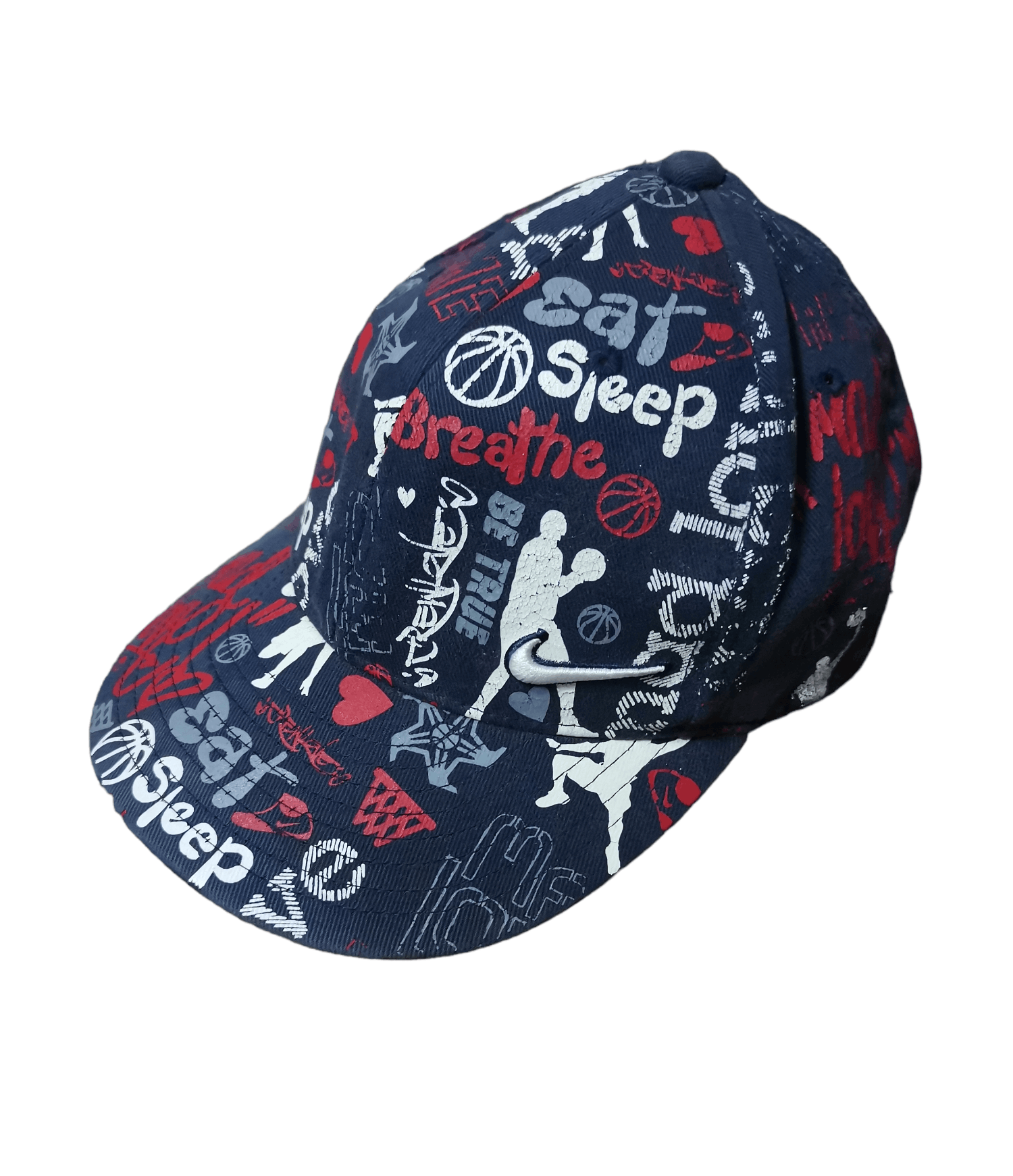 Nike Vintage Nike Swoosh Fullprinted Hat Size ONE SIZE - 1 Thumbnail